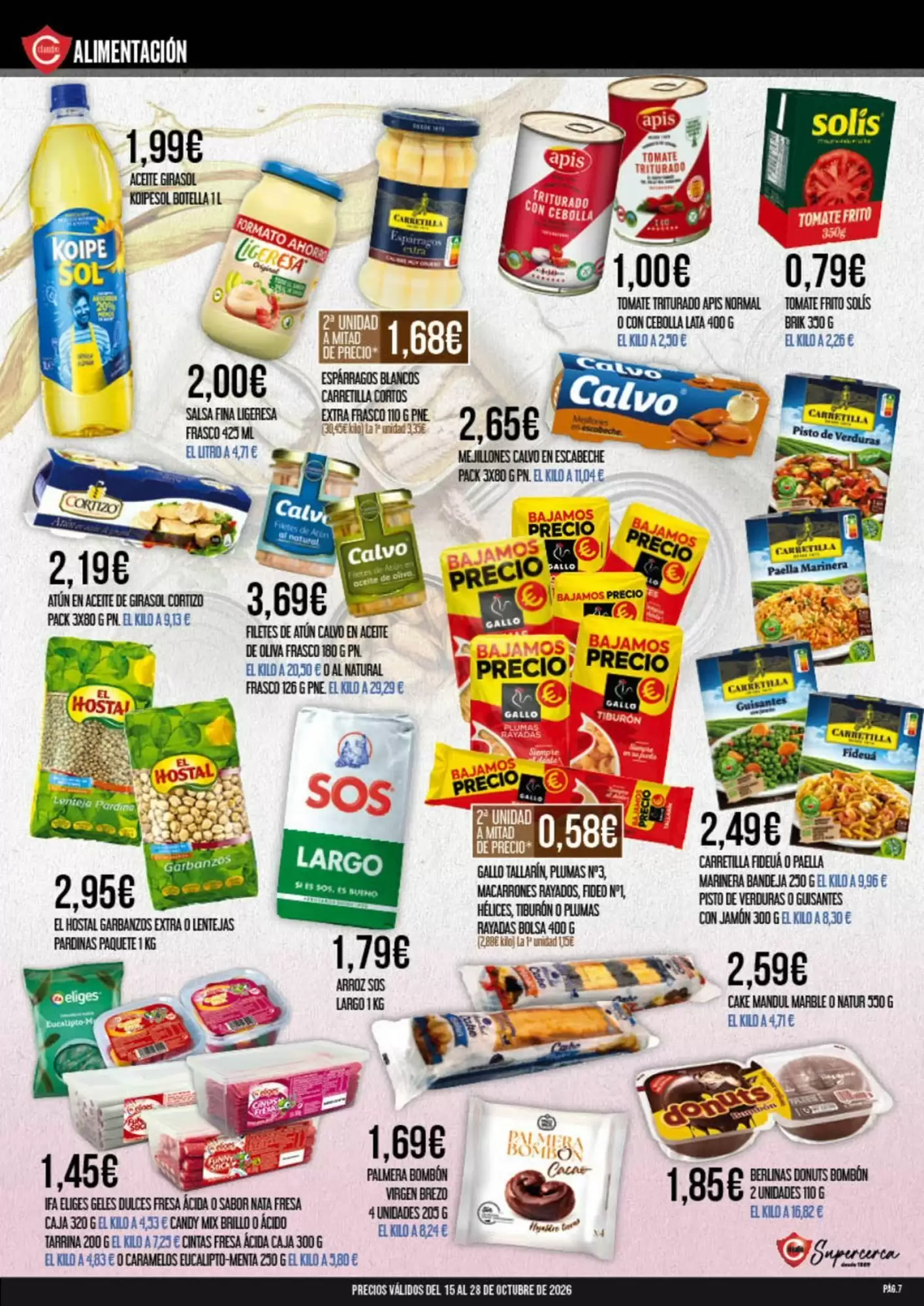 Folleto promocional de Claudio válido desde el 15/10/2026 - Página 7.