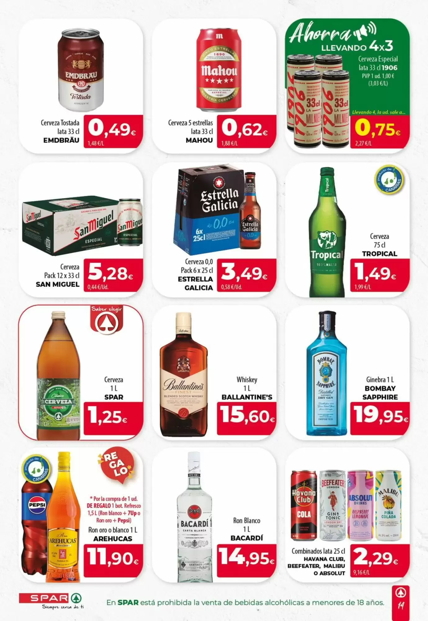 Folleto promocional de Spar válido desde el 15/10/2026 - Página 14.