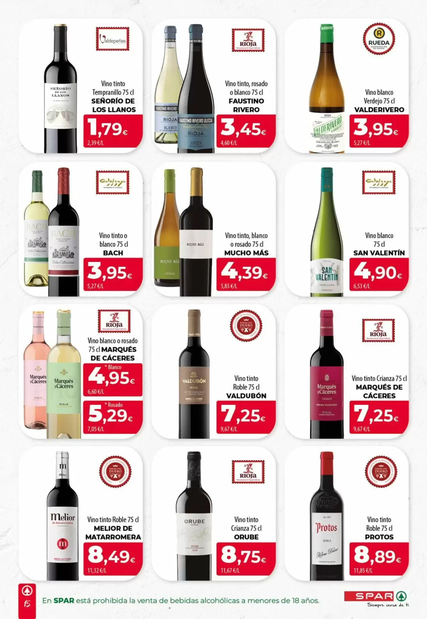Folleto promocional de Spar válido desde el 15/10/2026 - Página 15.