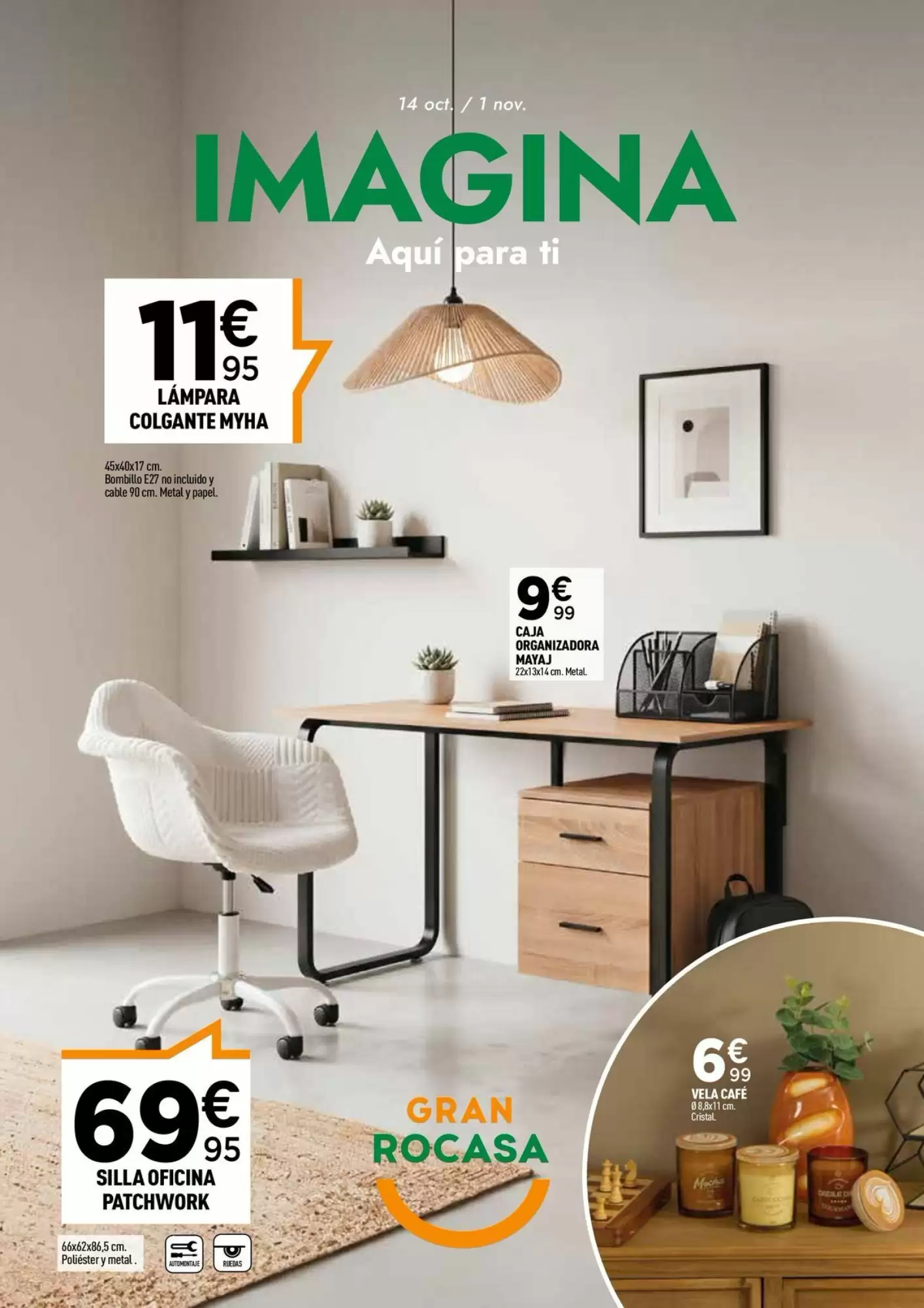 Folleto promocional de Rocasa válido desde el 15/10/2026 - Página 1.