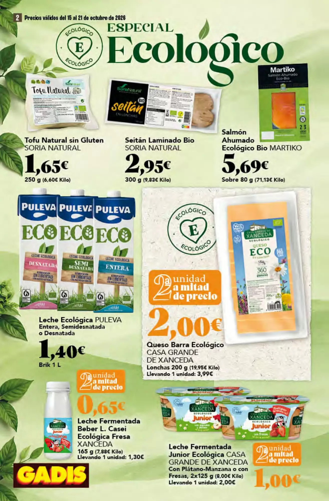 Folleto promocional de Gadis válido desde el 15/10/2026 - Página 2.