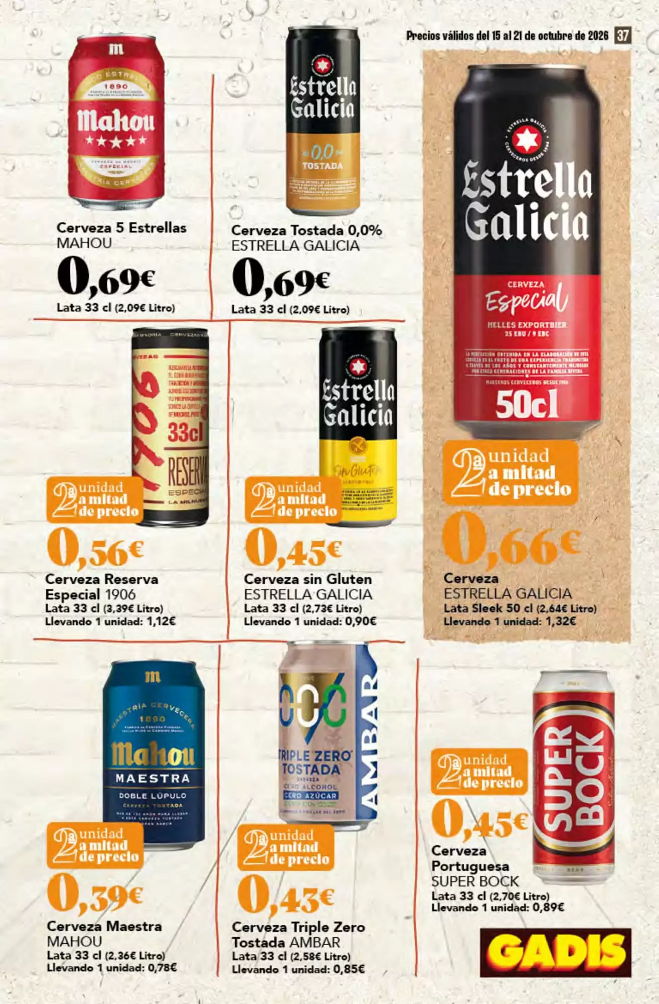 Folleto promocional de Gadis válido desde el 15/10/2026 - Página 37.