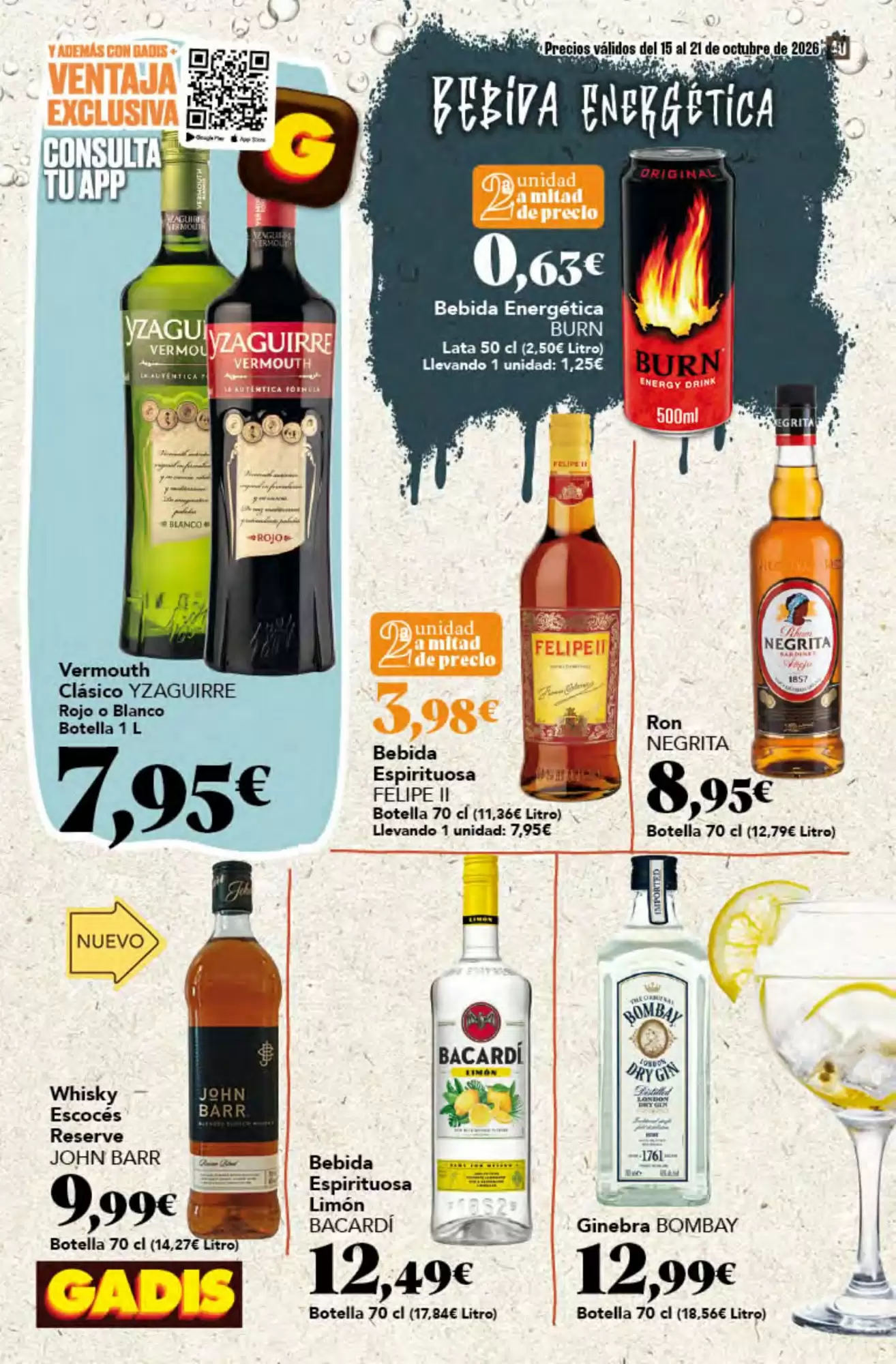 Folleto promocional de Gadis válido desde el 15/10/2026 - Página 40.