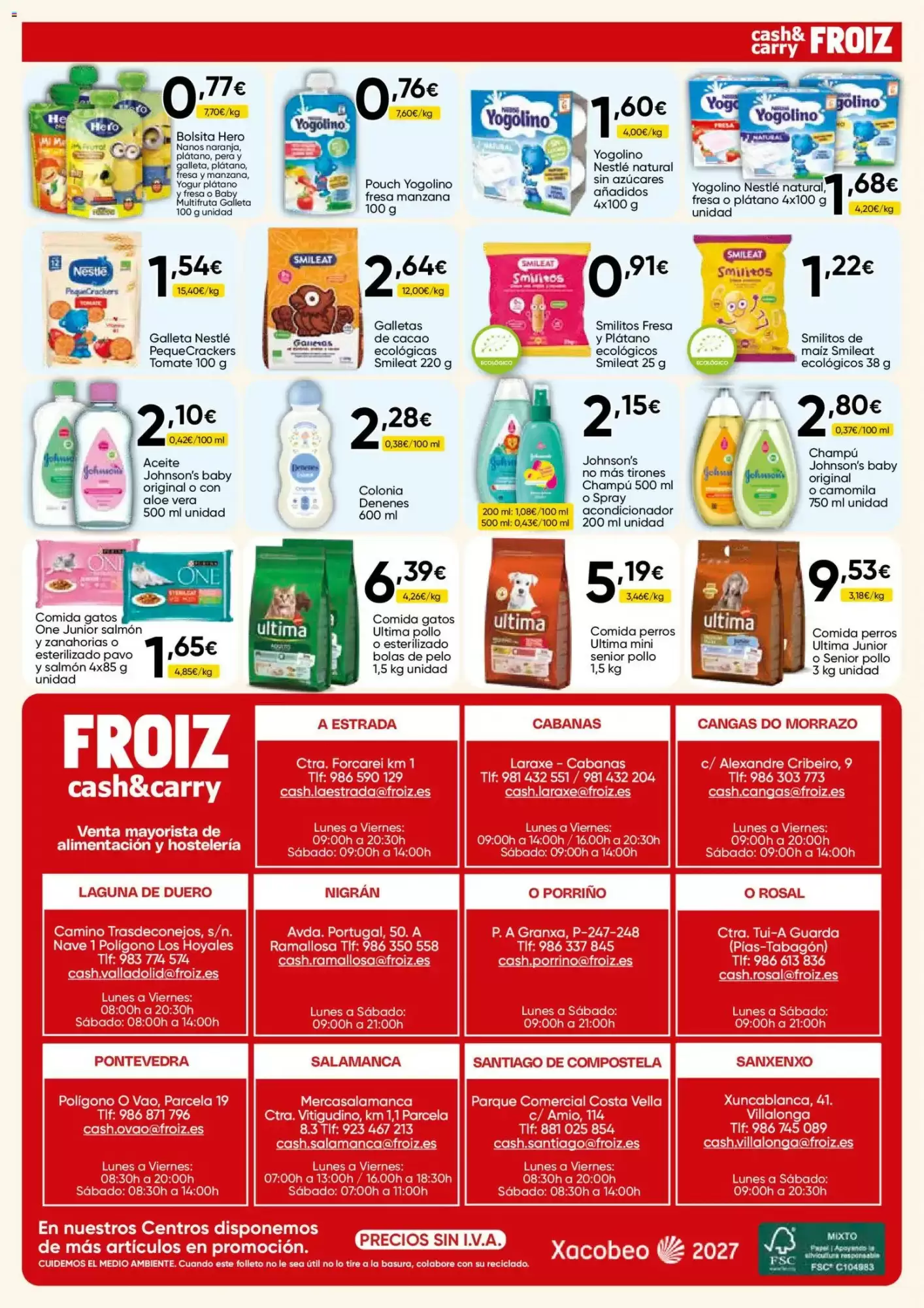 Folleto promocional de FROIZ válido desde el 15/10/2026 - Página 16.