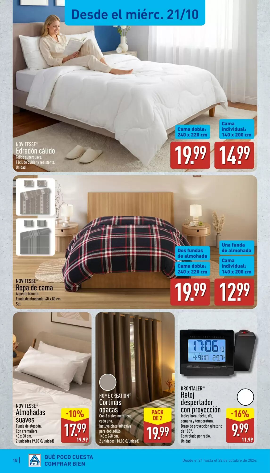 Folleto promocional de ALDI válido desde el 19/10/2026 - Página 18.