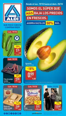 Folleto promocional de ALDI válido desde el 19/10/2026