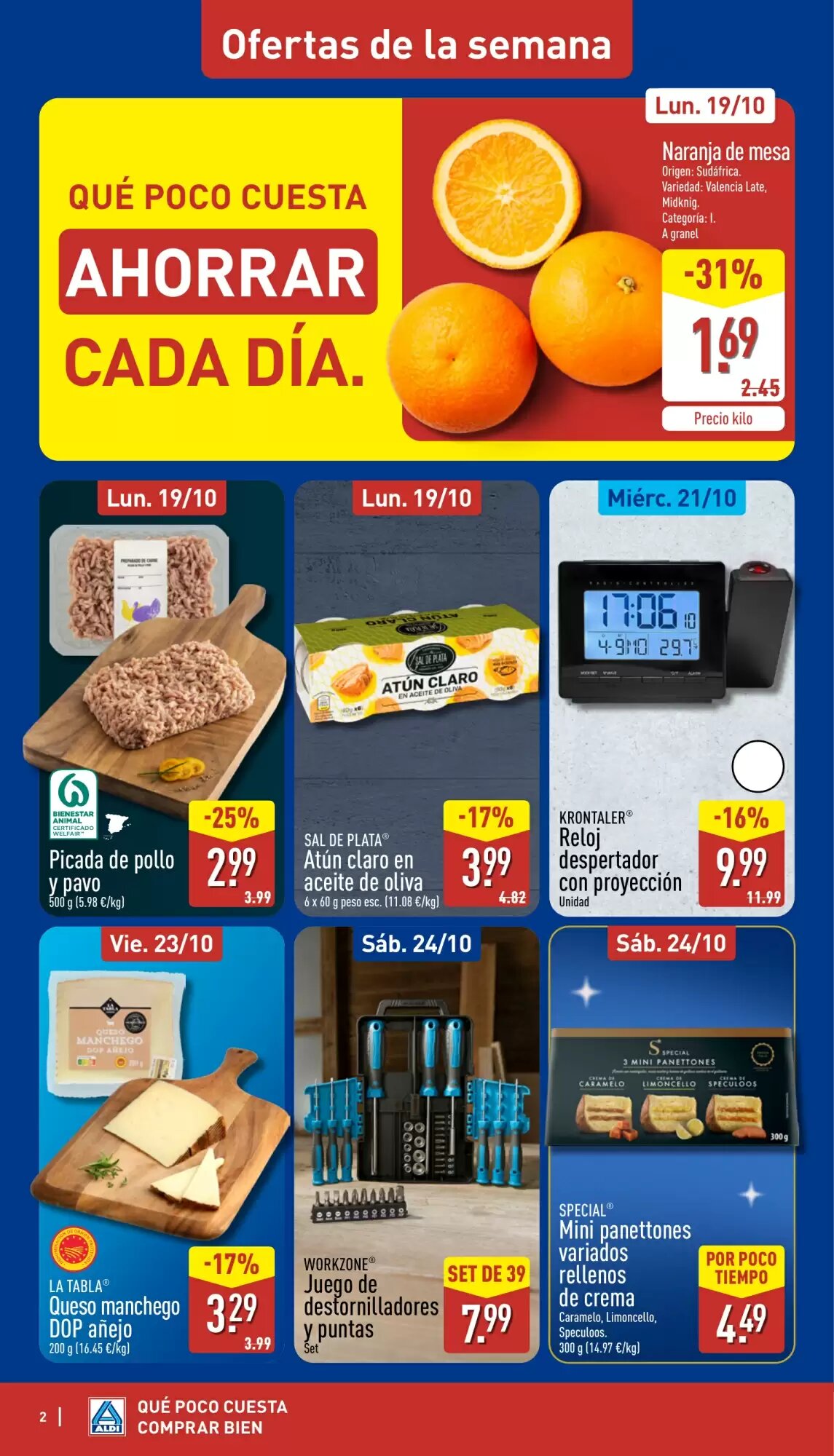 Folleto promocional de ALDI válido desde el 19/10/2026 - Página 2.