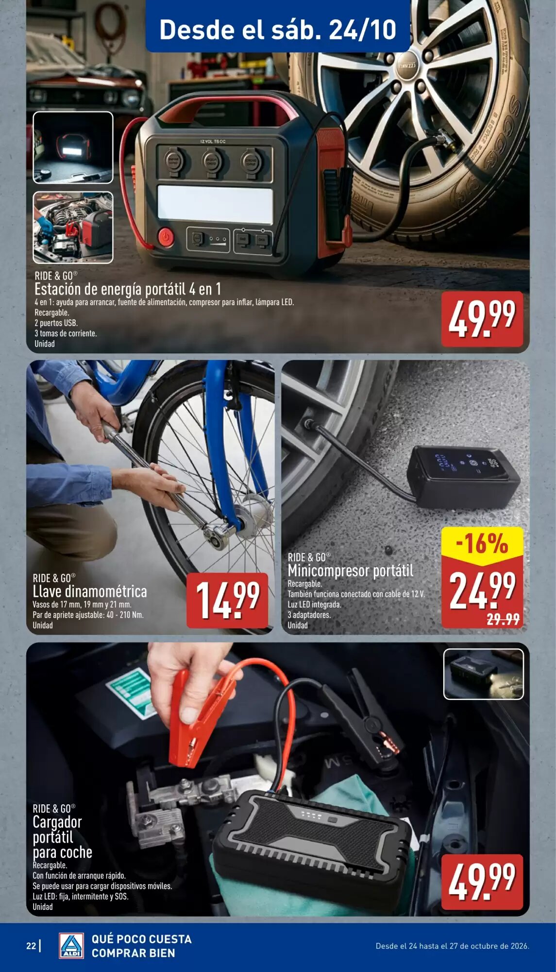 Folleto promocional de ALDI válido desde el 19/10/2026 - Página 22.