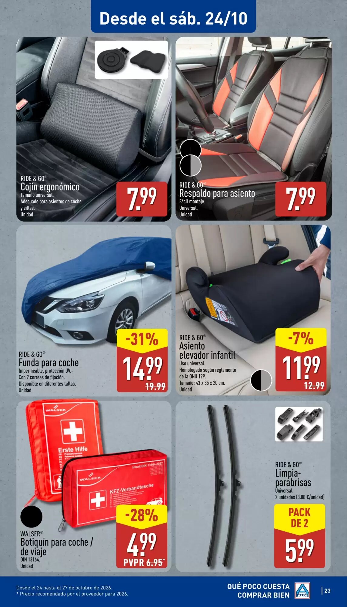 Folleto promocional de ALDI válido desde el 19/10/2026 - Página 23.