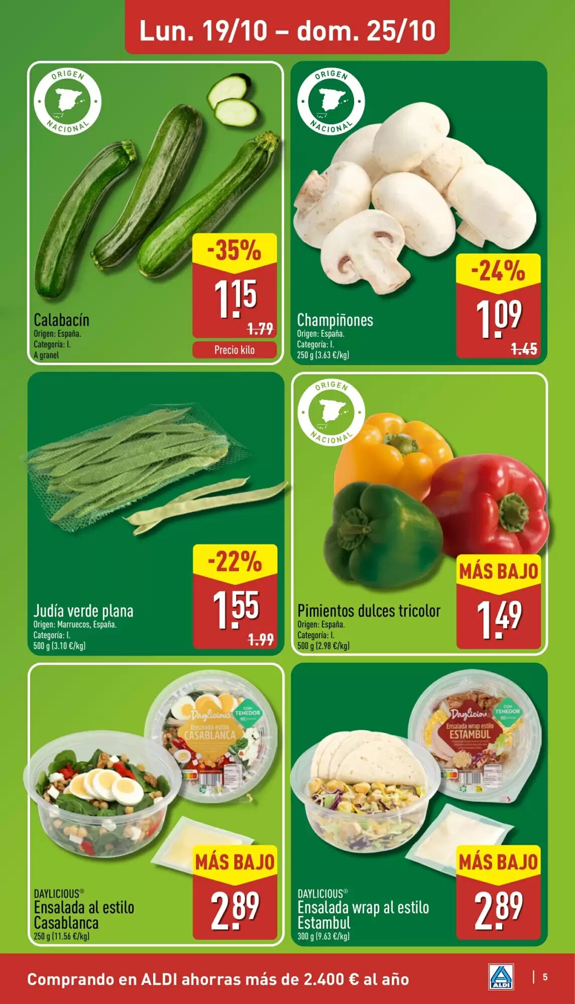 Folleto promocional de ALDI válido desde el 19/10/2026 - Página 5.