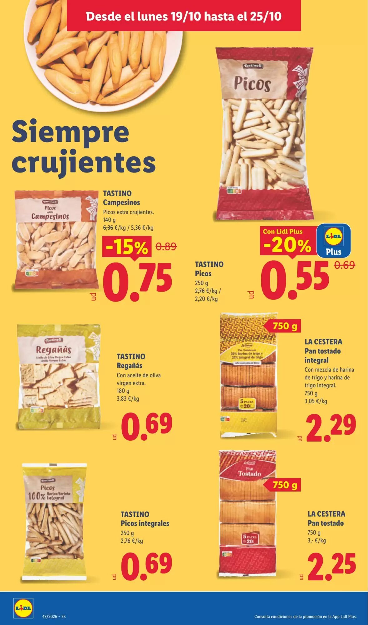 Folleto promocional de Lidl válido desde el 19/10/2026 - Página 16.