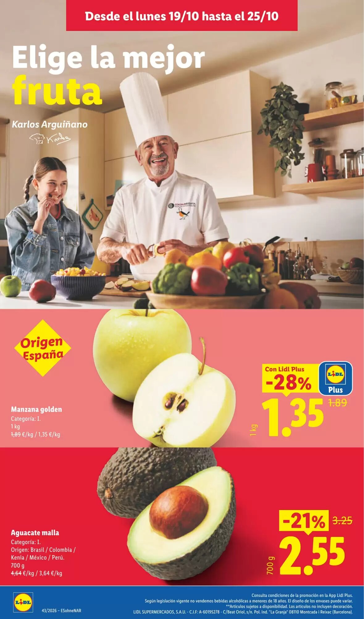Folleto promocional de Lidl válido desde el 19/10/2026 - Página 2.