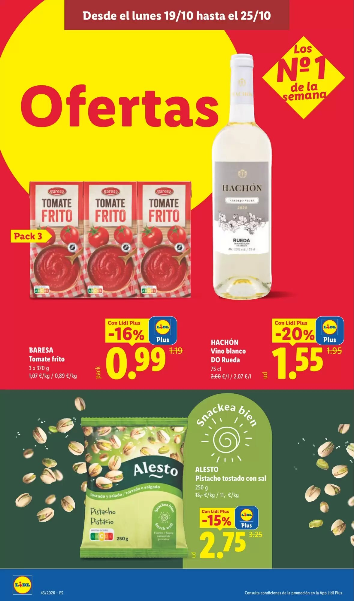 Folleto promocional de Lidl válido desde el 19/10/2026 - Página 20.