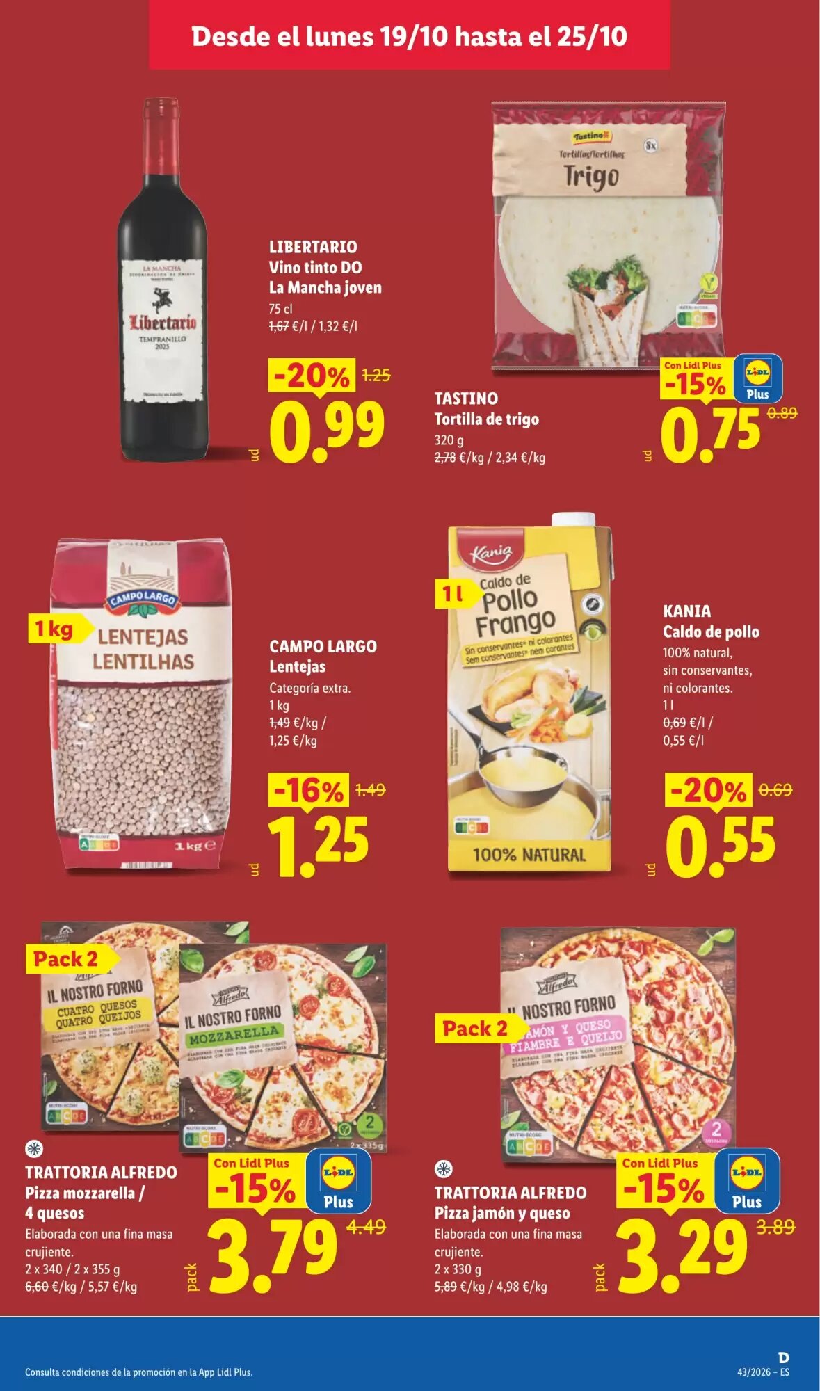 Folleto promocional de Lidl válido desde el 19/10/2026 - Página 21.