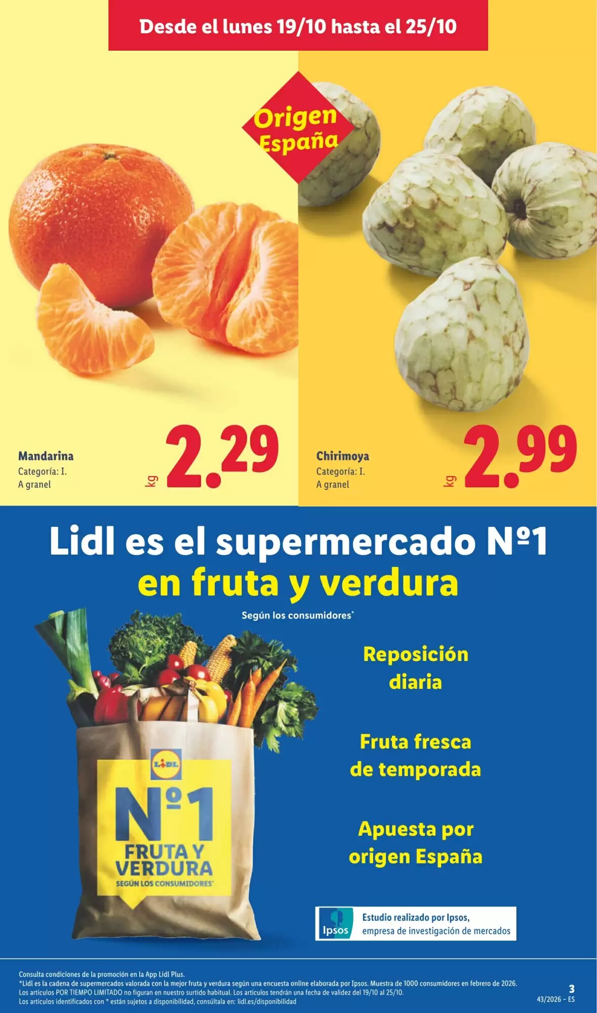 Folleto promocional de Lidl válido desde el 19/10/2026 - Página 3.