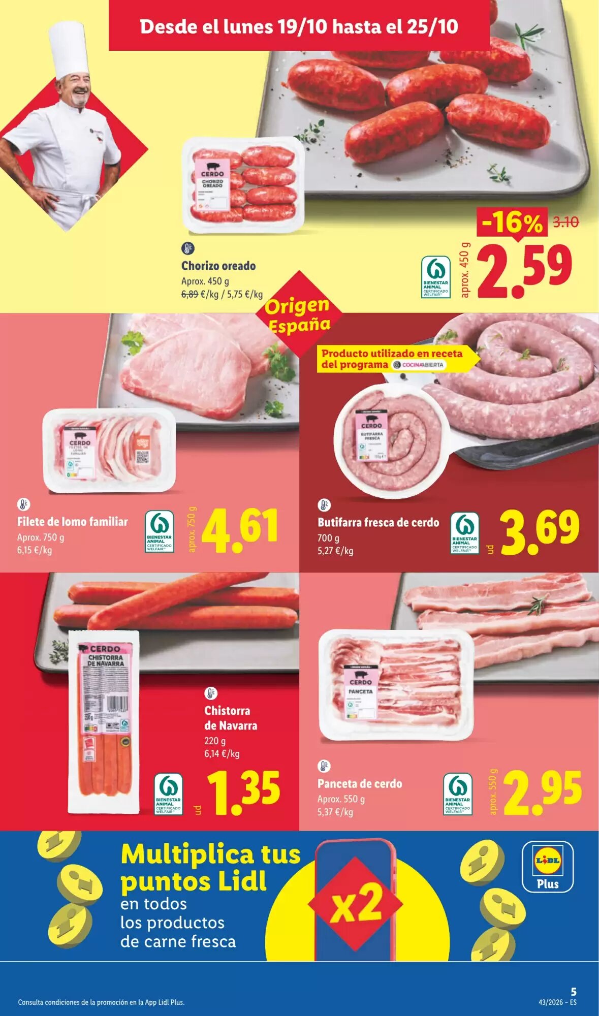 Folleto promocional de Lidl válido desde el 19/10/2026 - Página 7.