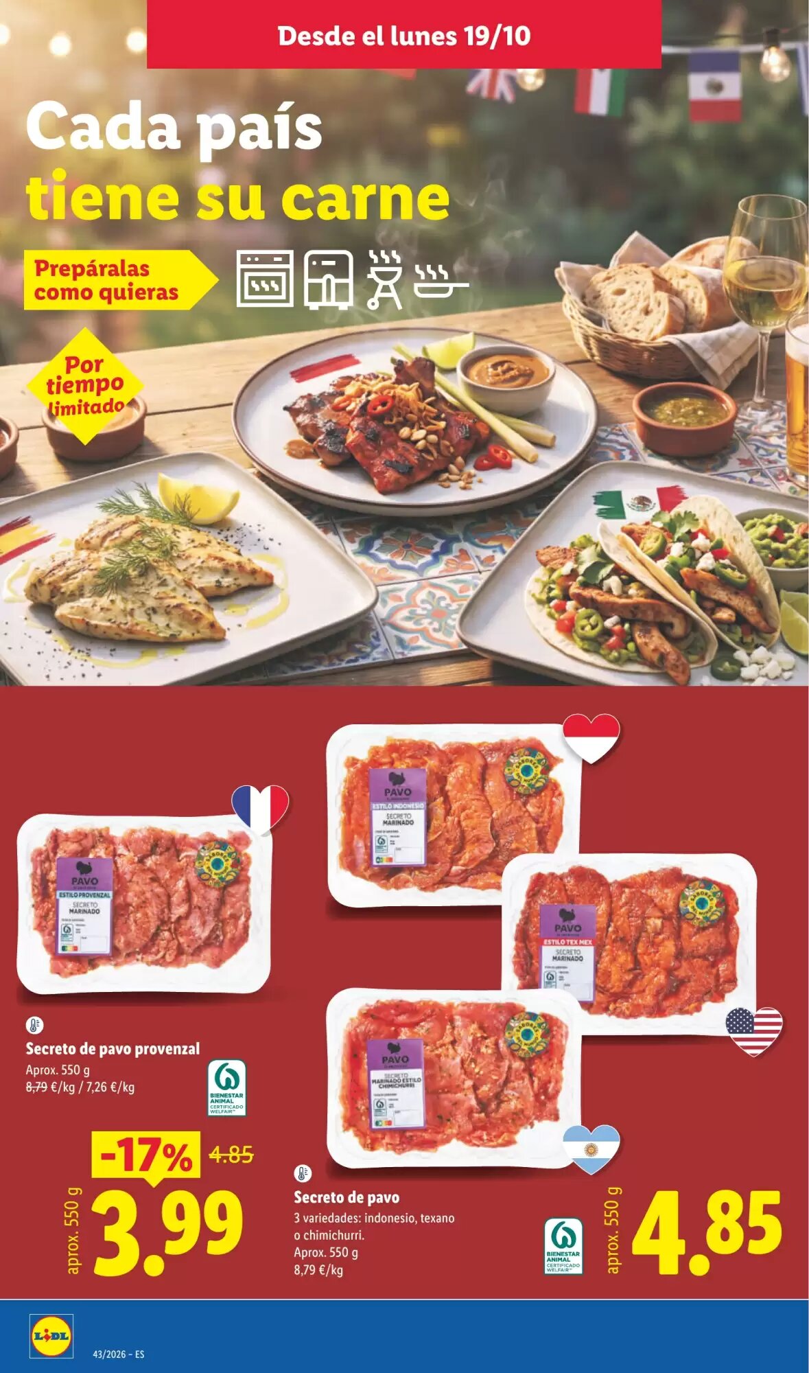 Folleto promocional de Lidl válido desde el 19/10/2026 - Página 8.