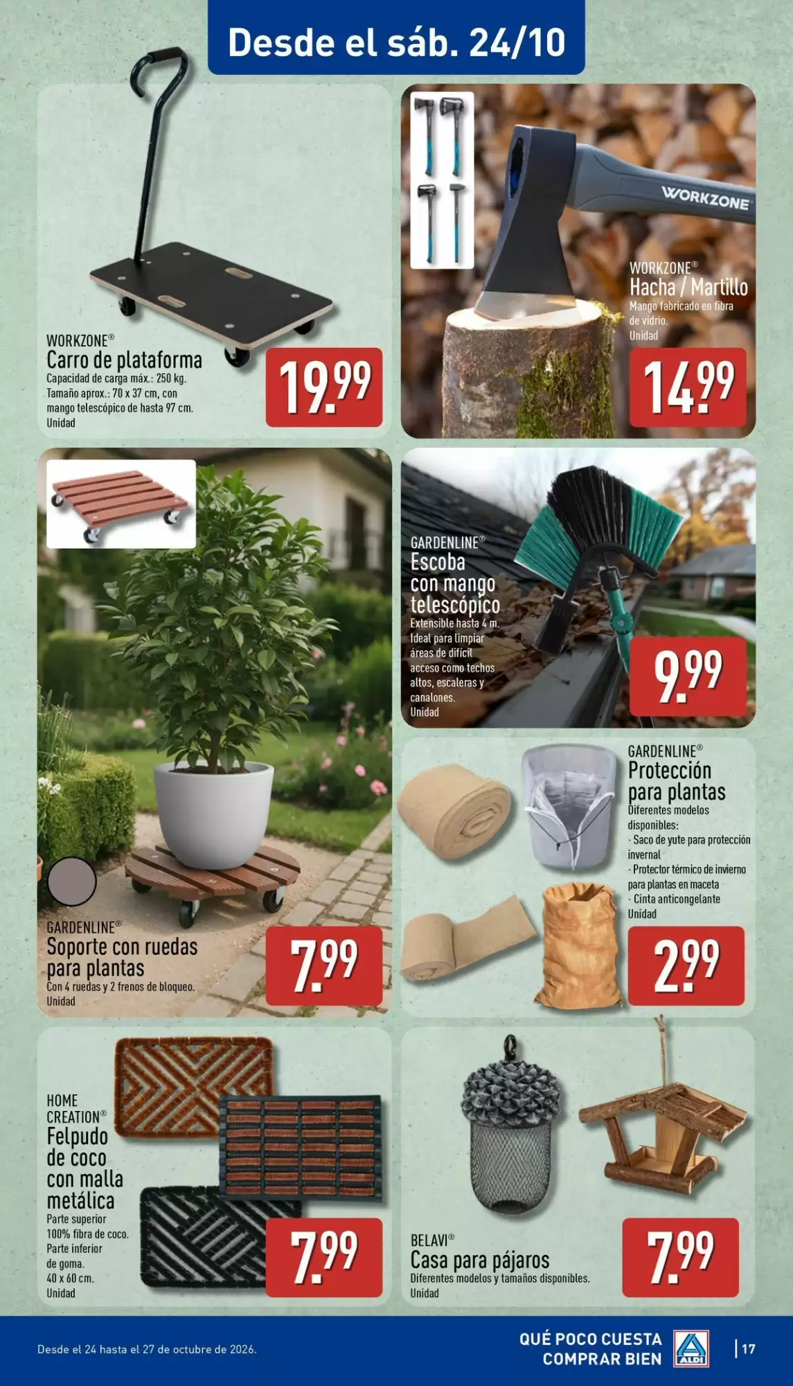 Folleto promocional de ALDI válido desde el 19/10/2026 - Página 17.