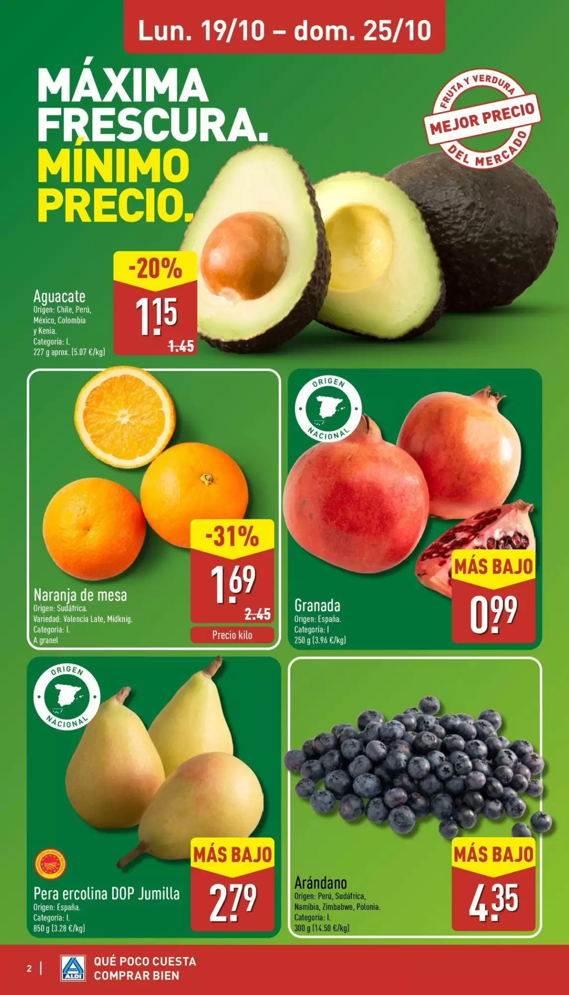 Folleto promocional de ALDI válido desde el 19/10/2026 - Página 2.