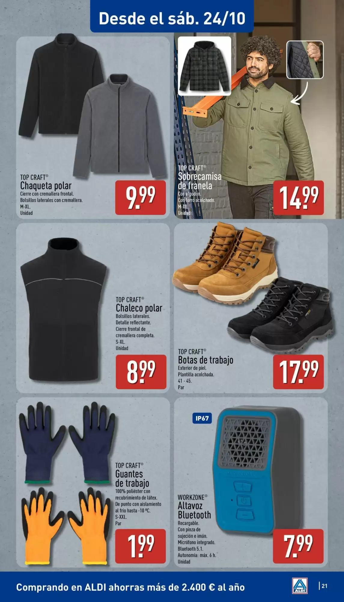 Folleto promocional de ALDI válido desde el 19/10/2026 - Página 21.