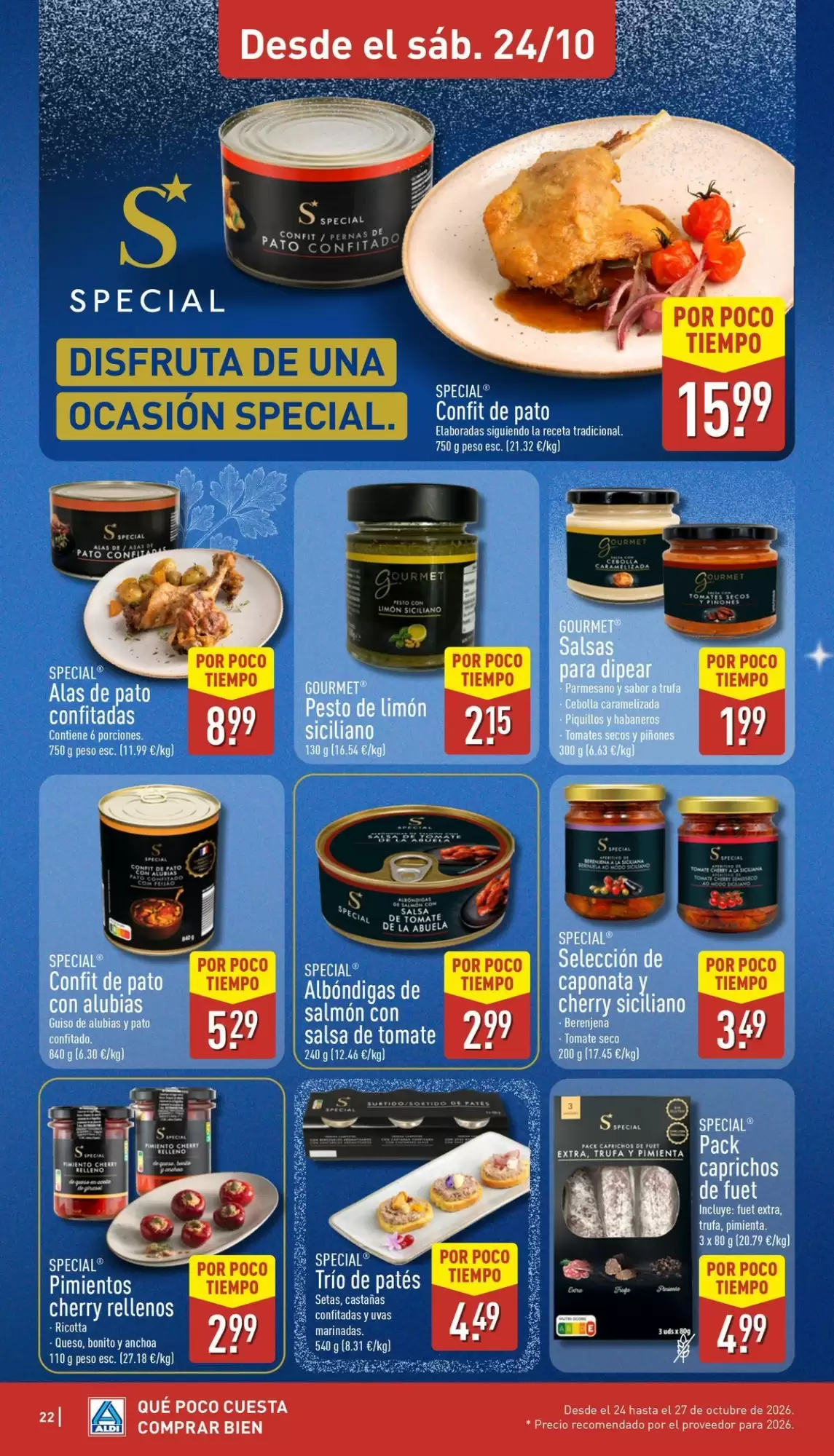 Folleto promocional de ALDI válido desde el 19/10/2026 - Página 22.