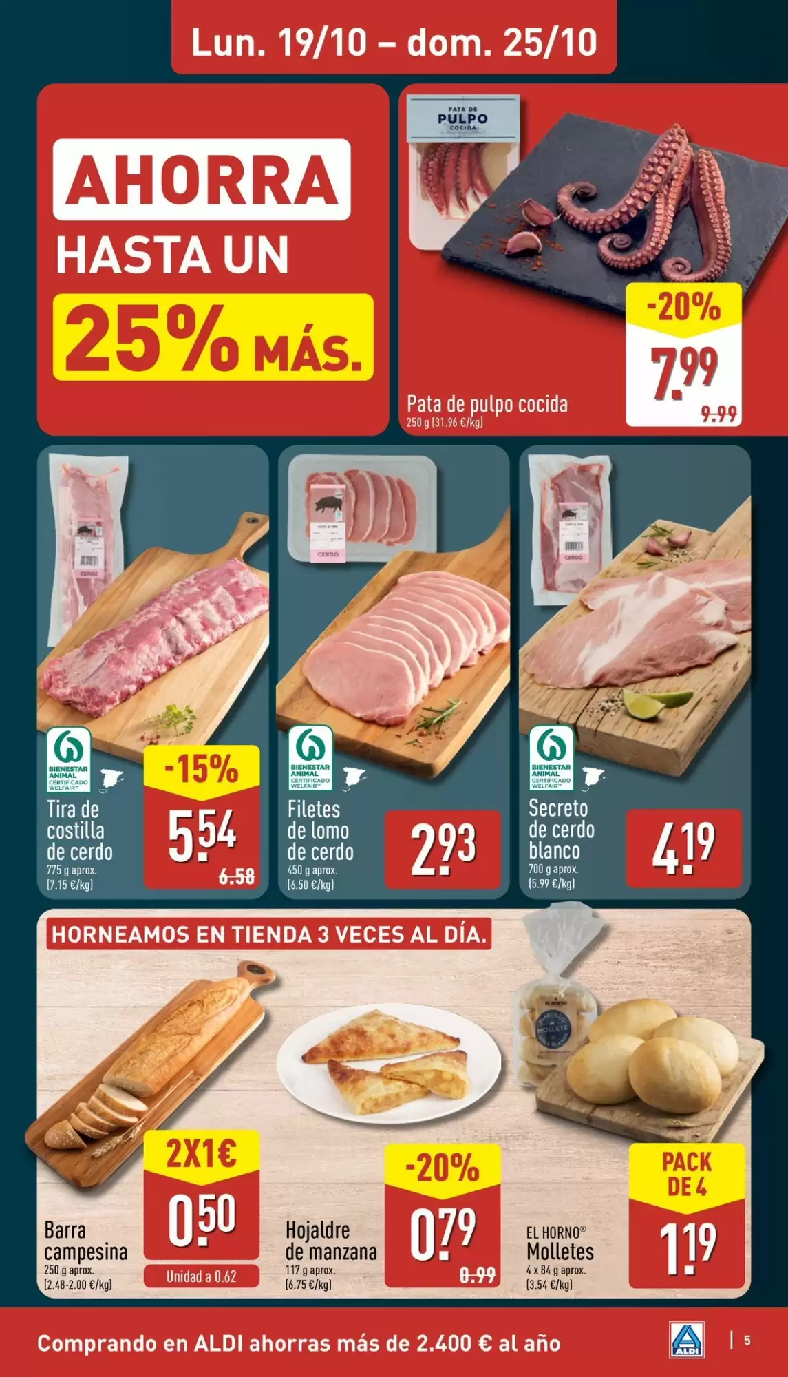 Folleto promocional de ALDI válido desde el 19/10/2026 - Página 5.
