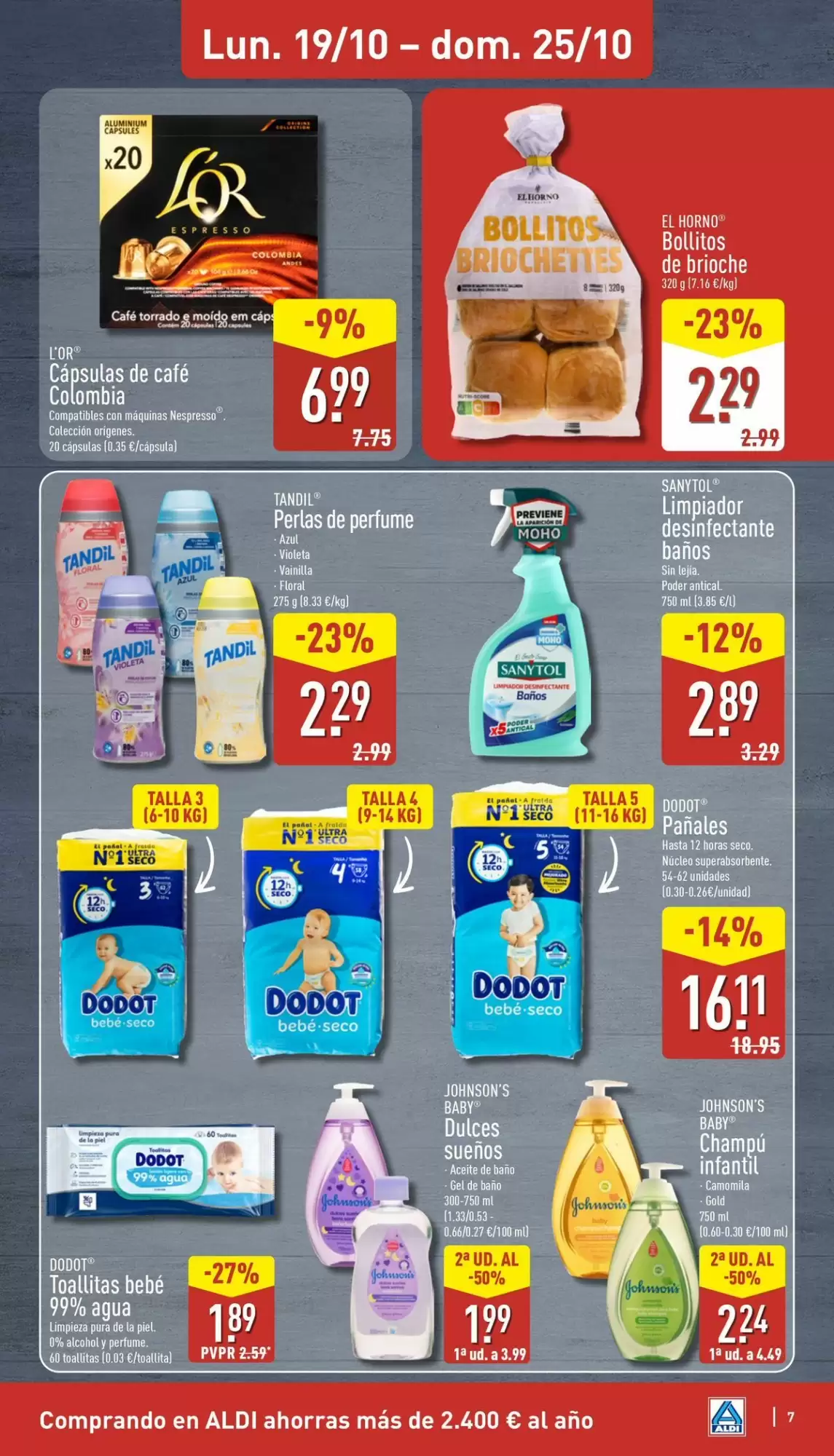 Folleto promocional de ALDI válido desde el 19/10/2026 - Página 7.