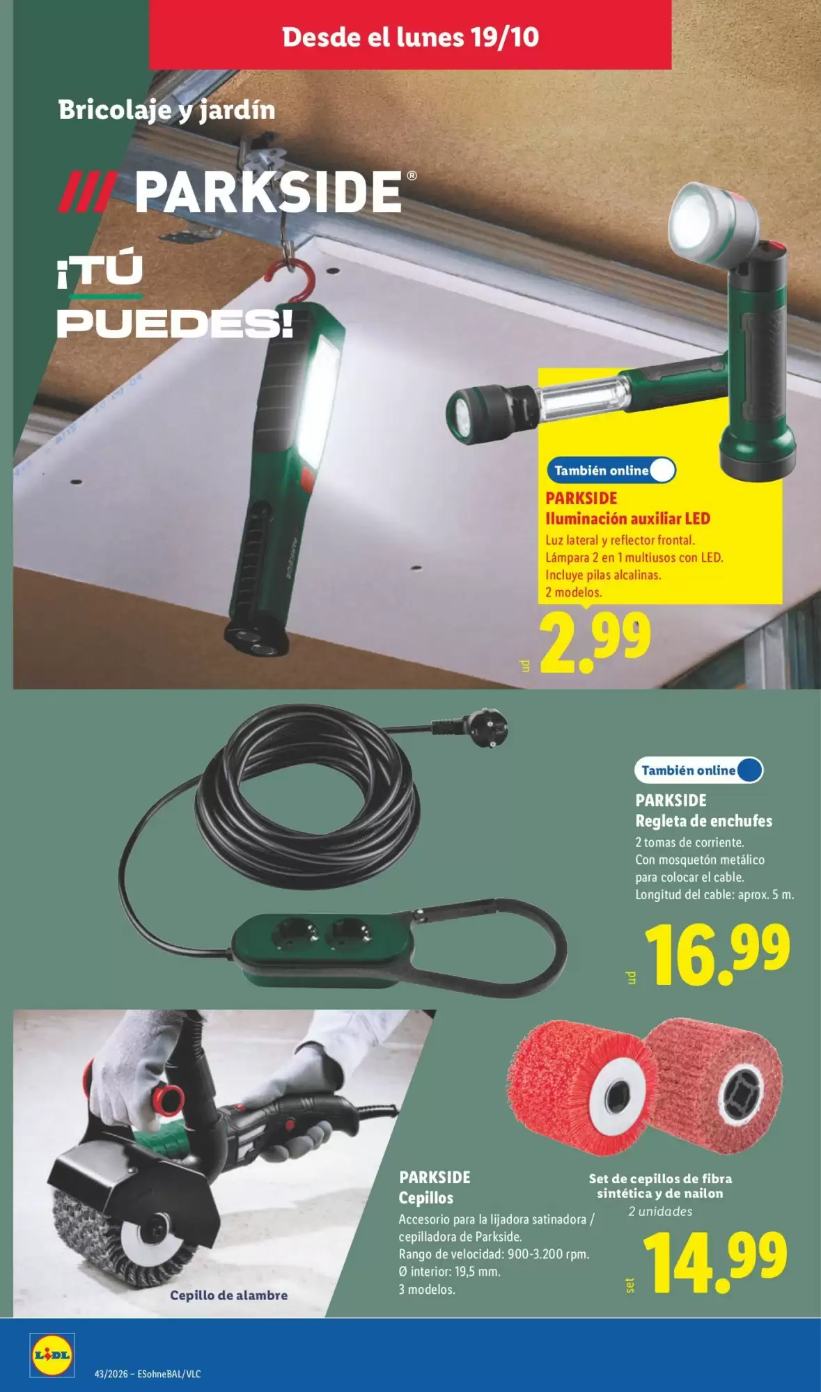 Folleto promocional de Lidl válido desde el 19/10/2026 - Página 10.