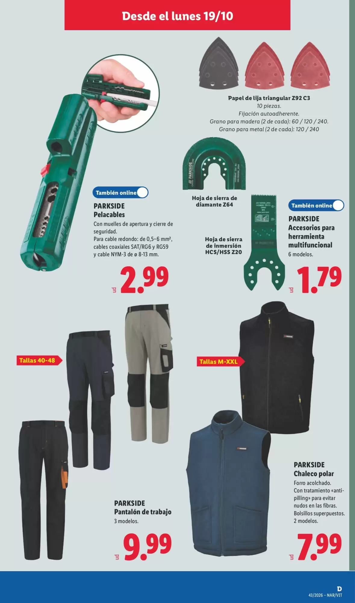 Folleto promocional de Lidl válido desde el 19/10/2026 - Página 11.