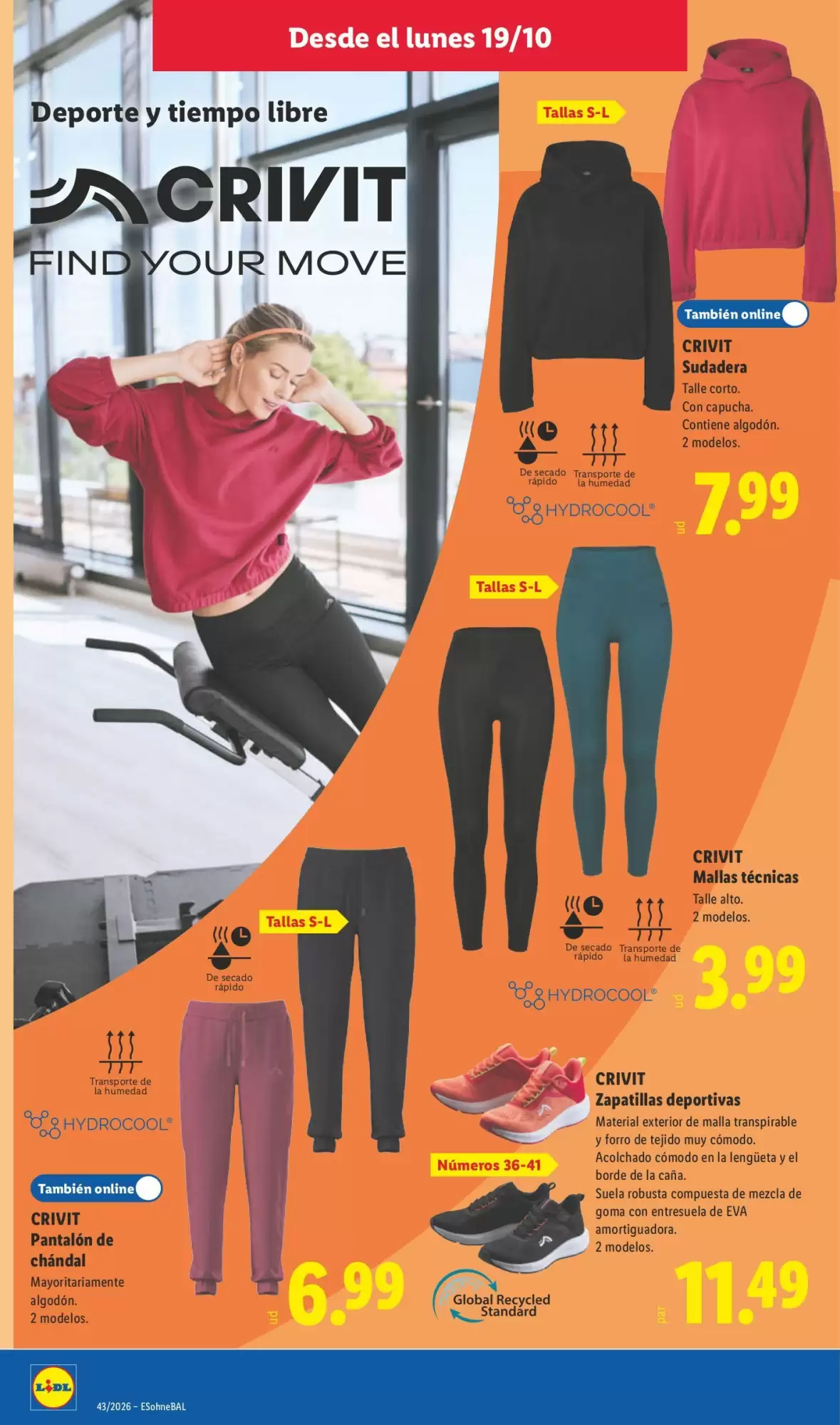 Folleto promocional de Lidl válido desde el 19/10/2026 - Página 12.