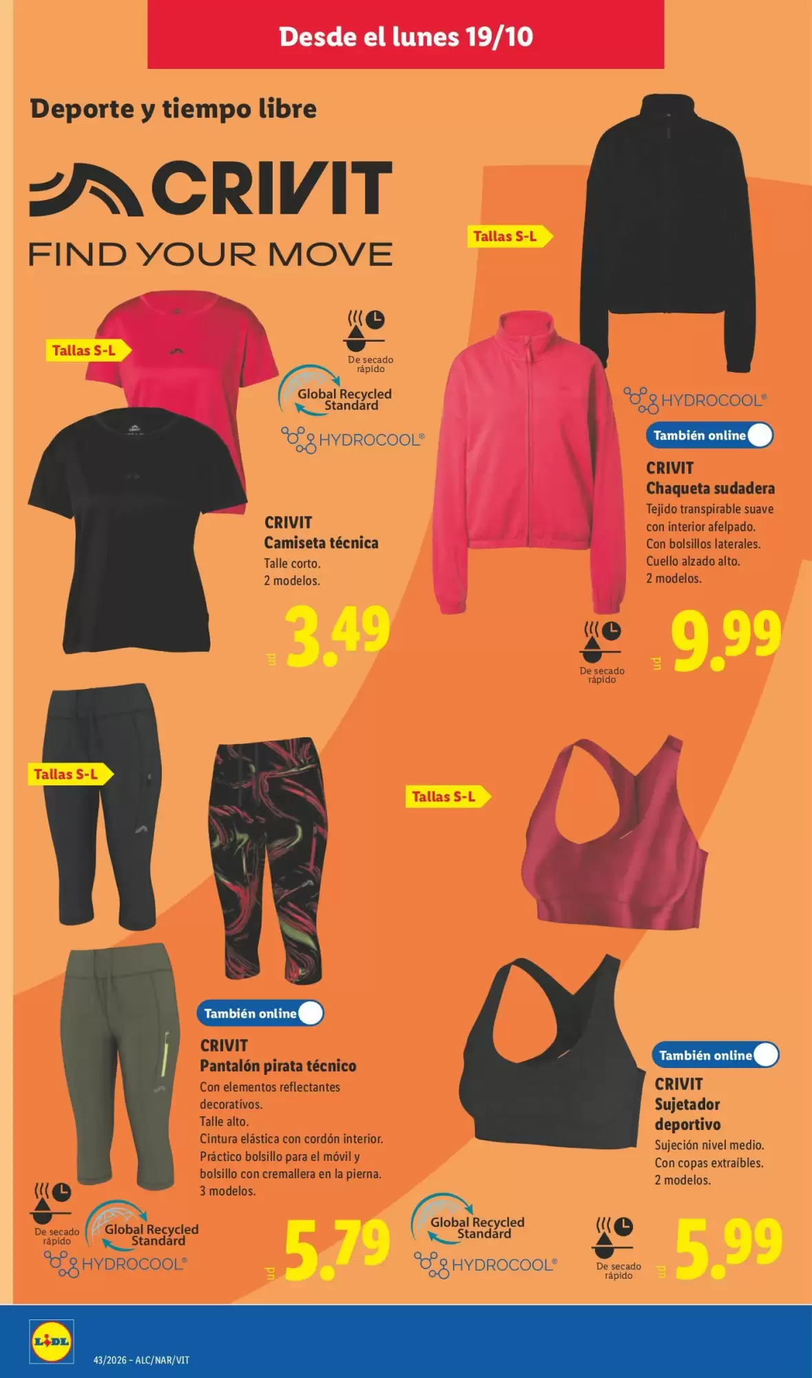 Folleto promocional de Lidl válido desde el 19/10/2026 - Página 14.