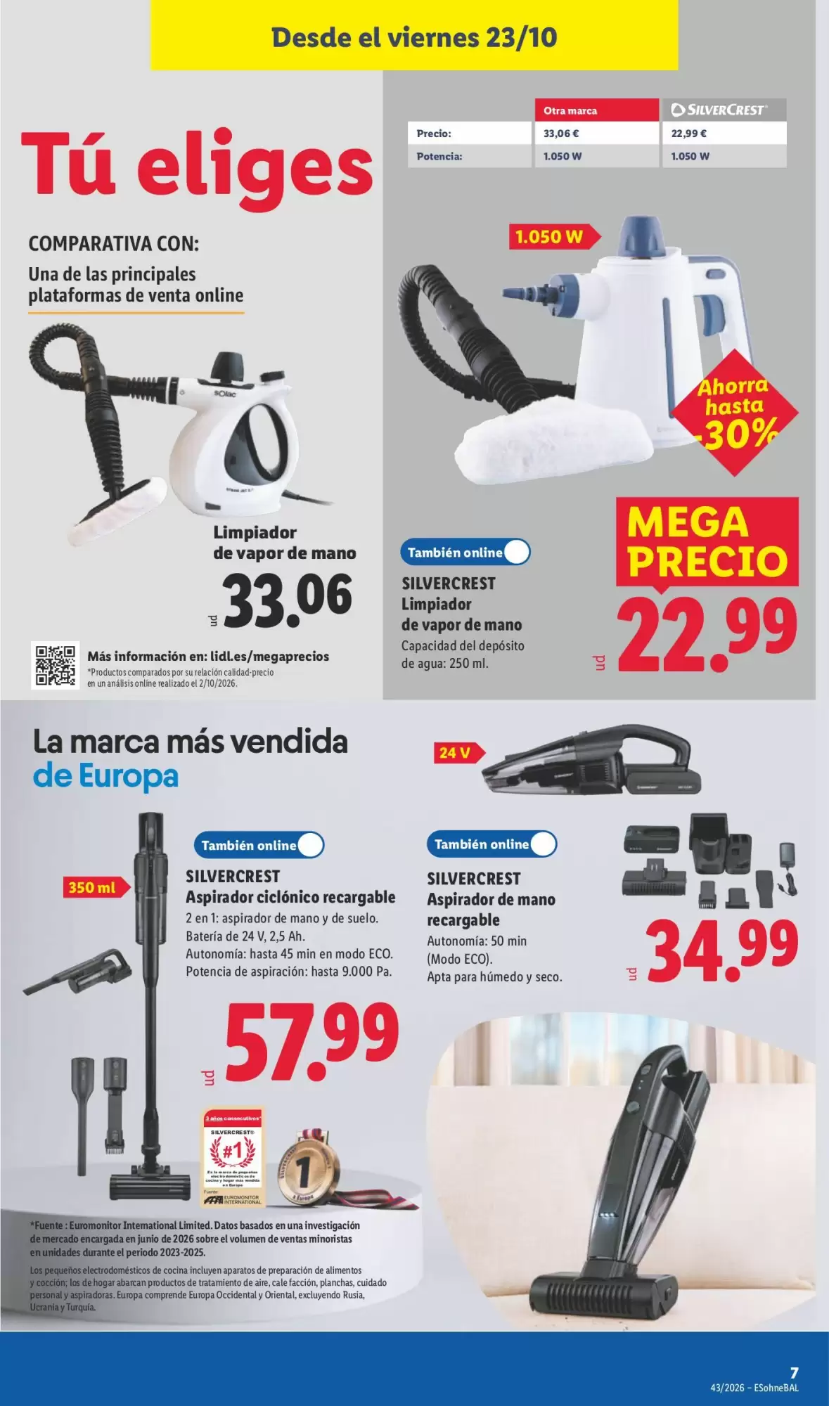 Folleto promocional de Lidl válido desde el 19/10/2026 - Página 23.