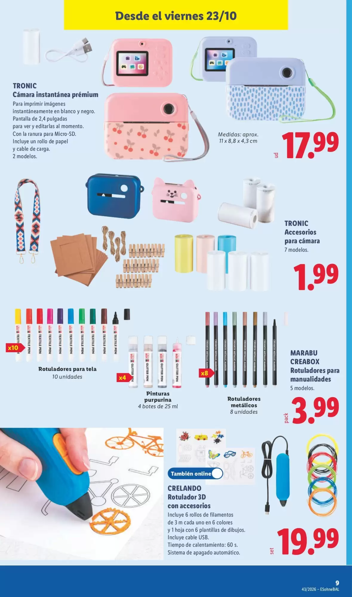 Folleto promocional de Lidl válido desde el 19/10/2026 - Página 27.