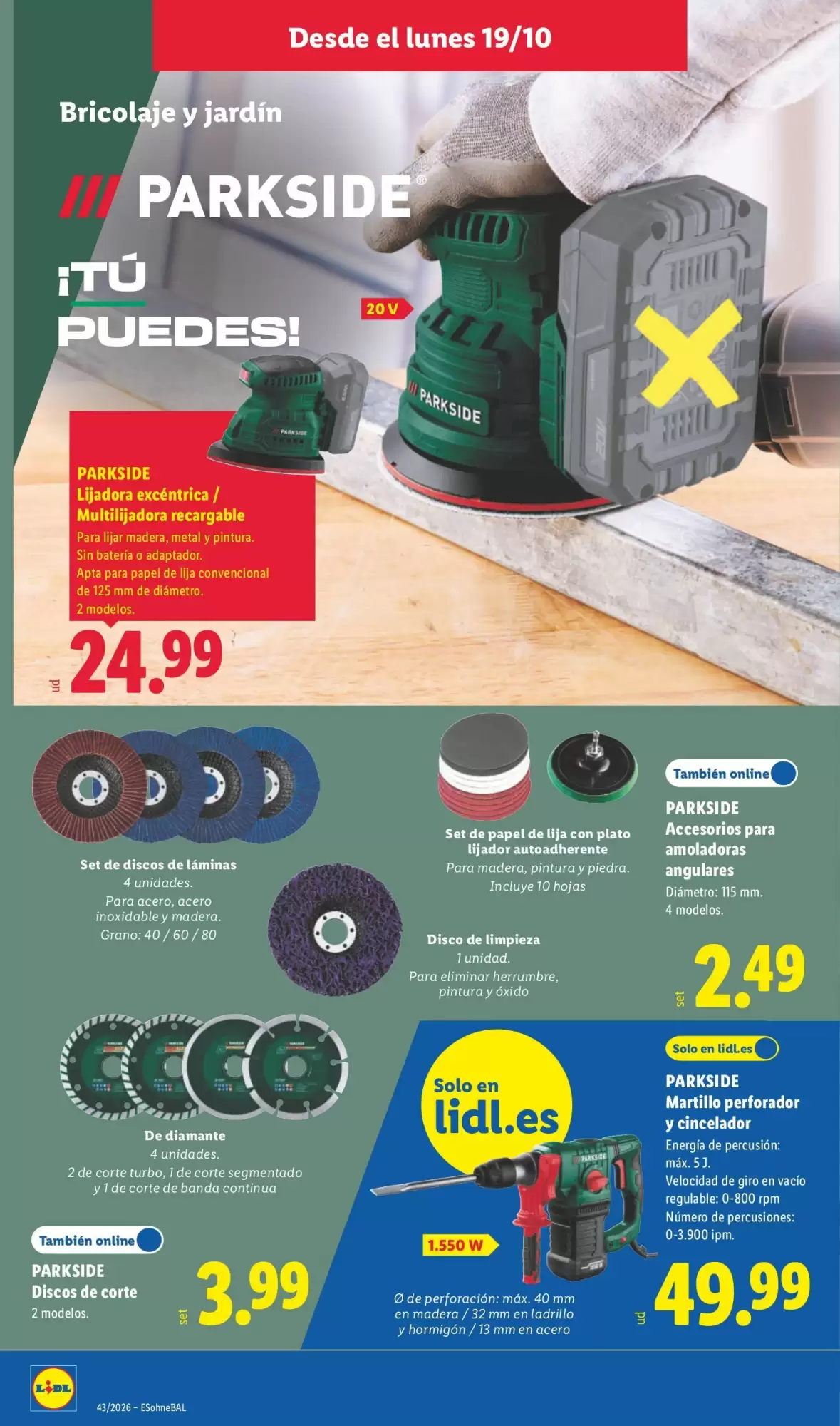 Folleto promocional de Lidl válido desde el 19/10/2026 - Página 6.