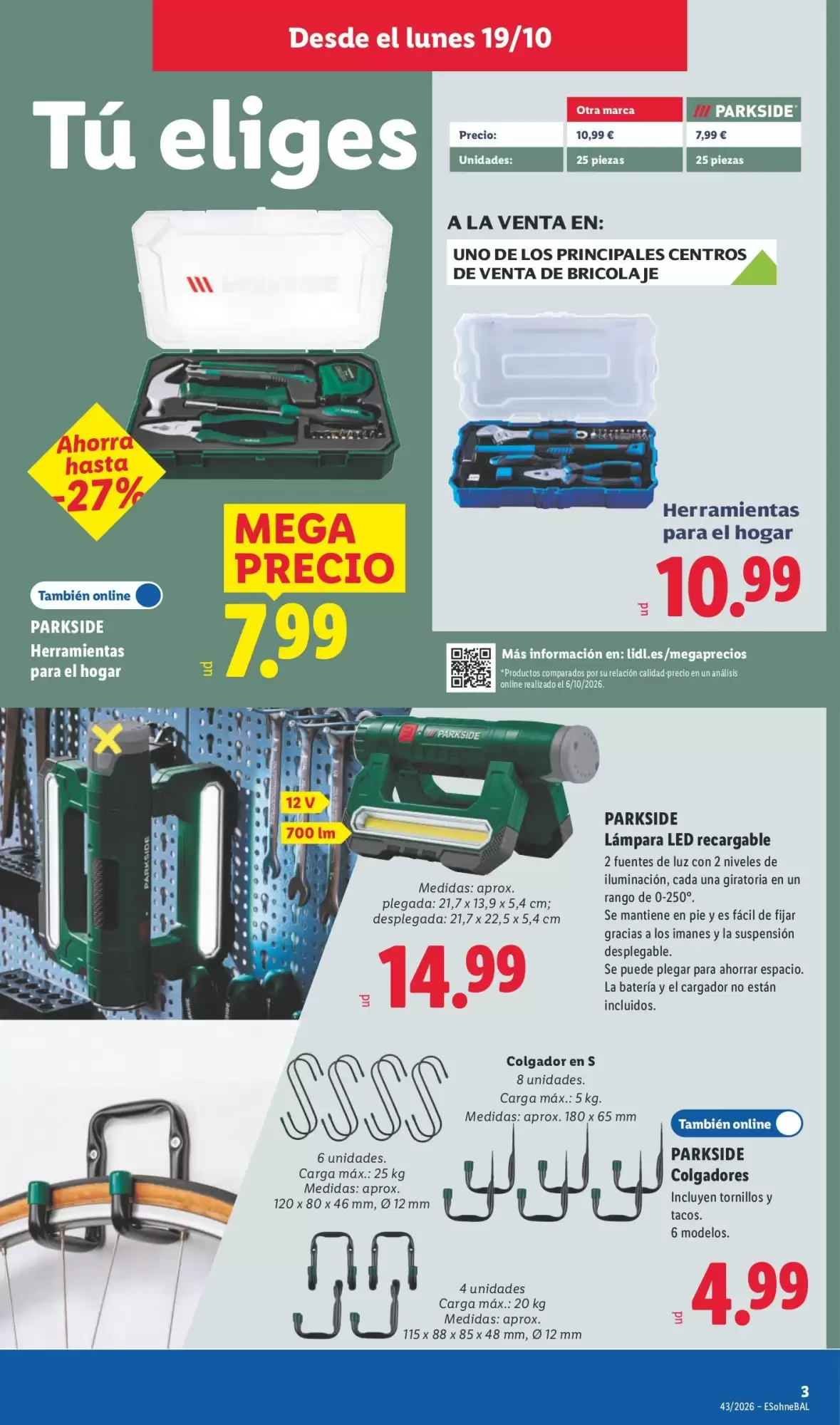 Folleto promocional de Lidl válido desde el 19/10/2026 - Página 7.