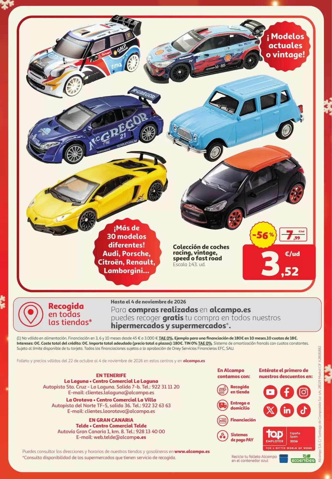Folleto promocional de Alcampo válido desde el 22/10/2026 - Página 16.