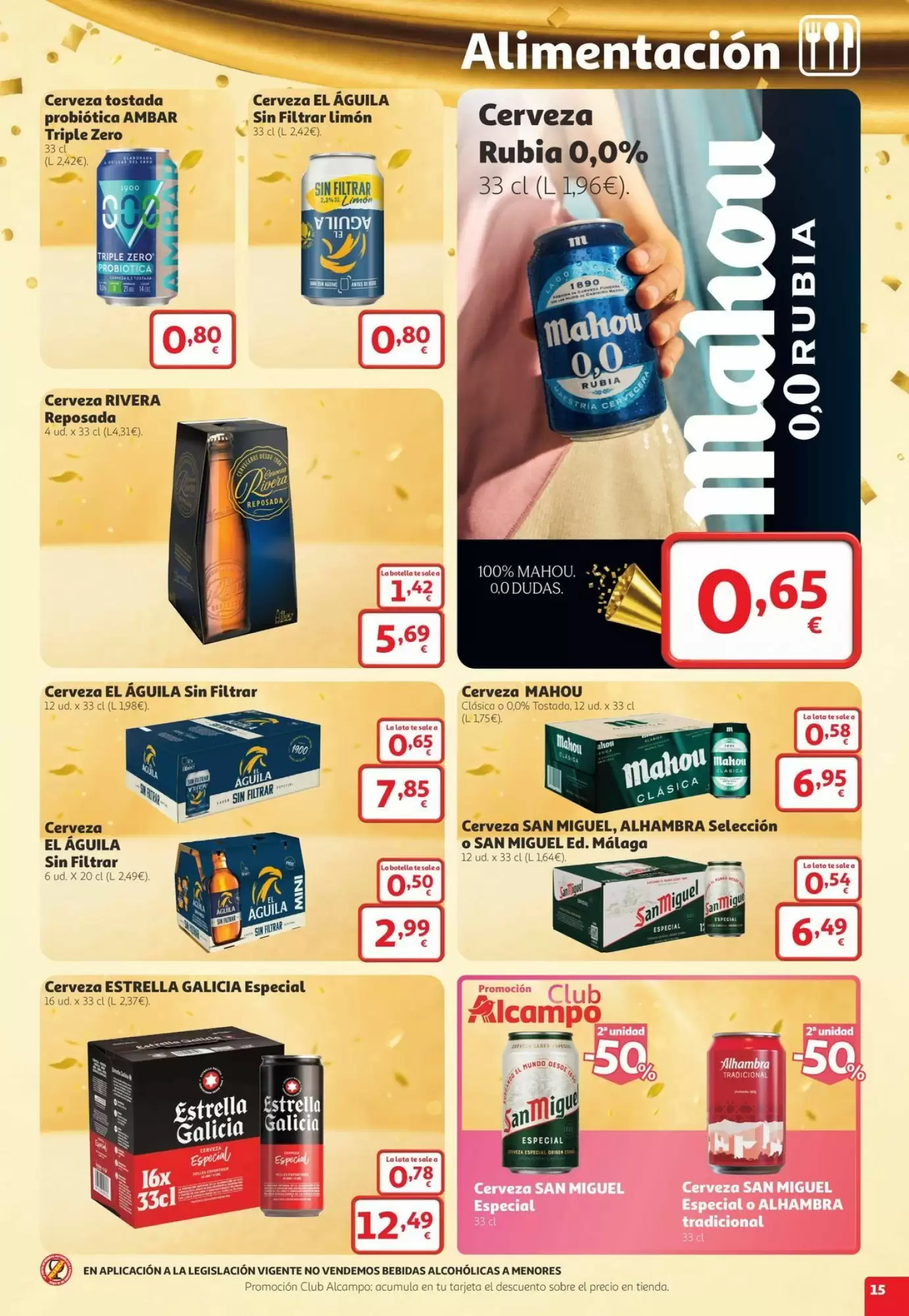 Folleto promocional de Alcampo válido desde el 22/10/2026 - Página 15.