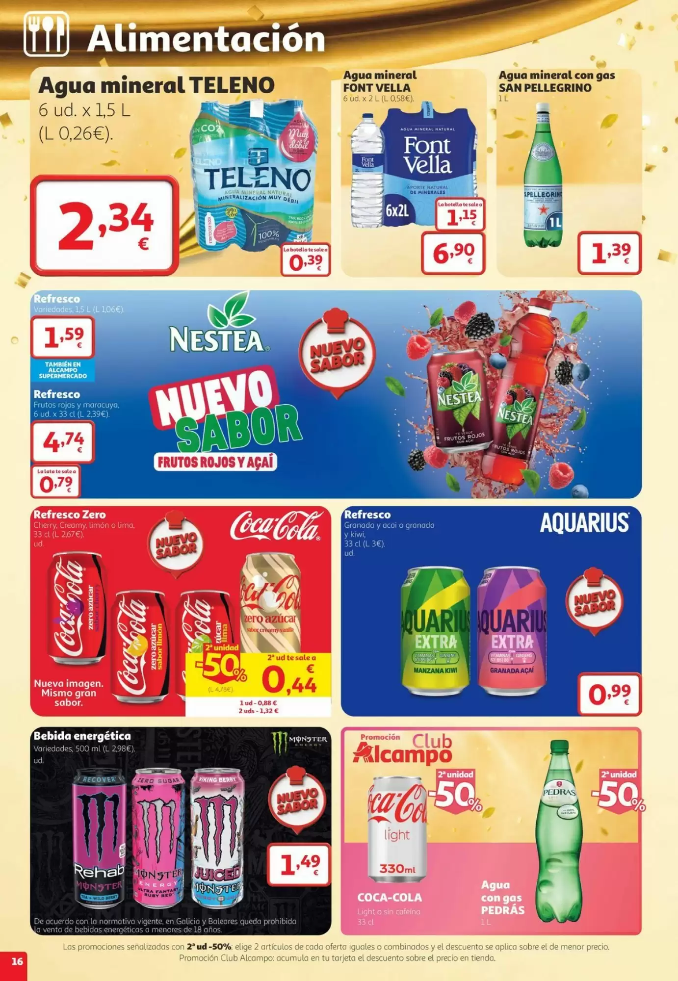 Folleto promocional de Alcampo válido desde el 22/10/2026 - Página 16.