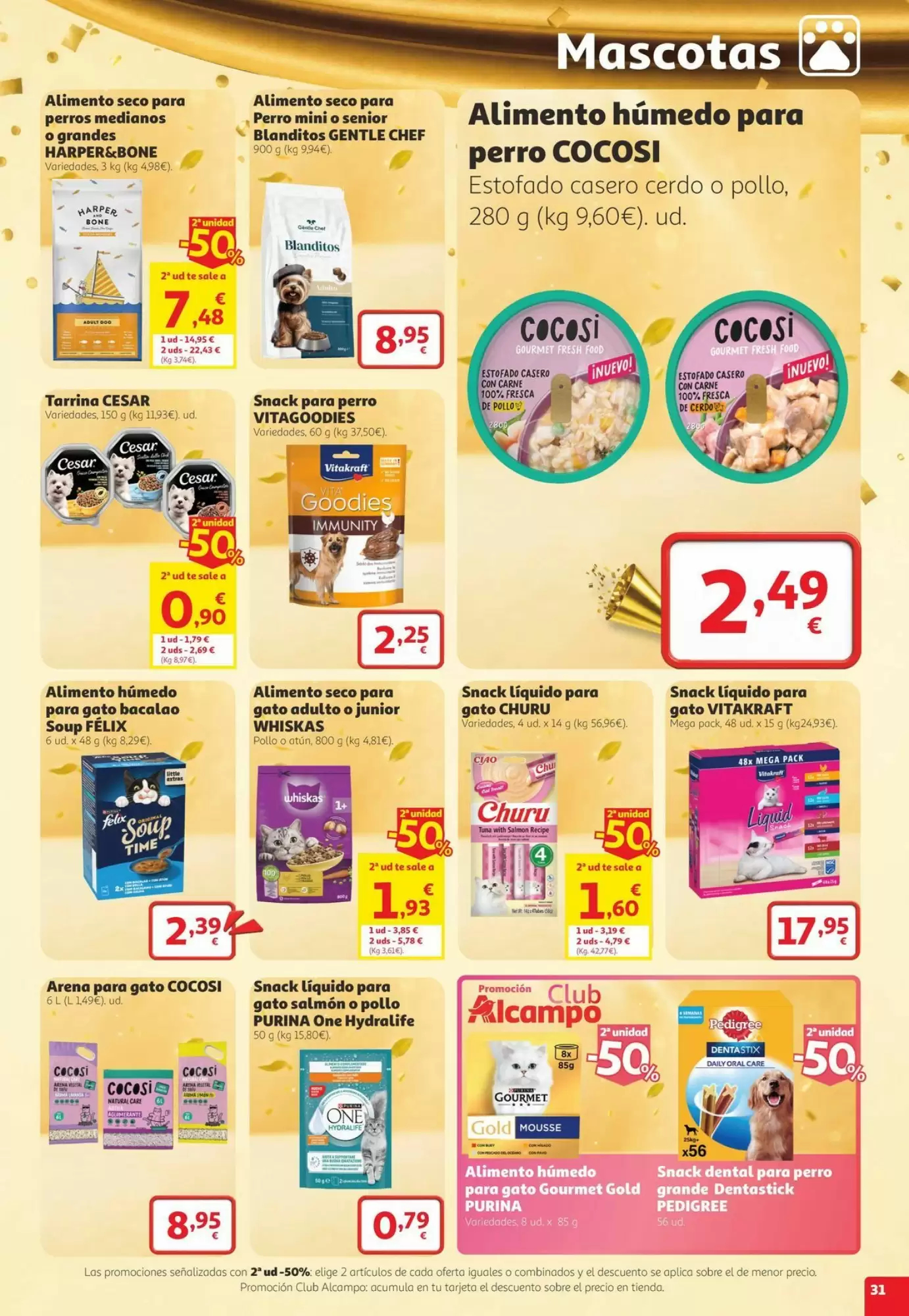 Folleto promocional de Alcampo válido desde el 22/10/2026 - Página 31.