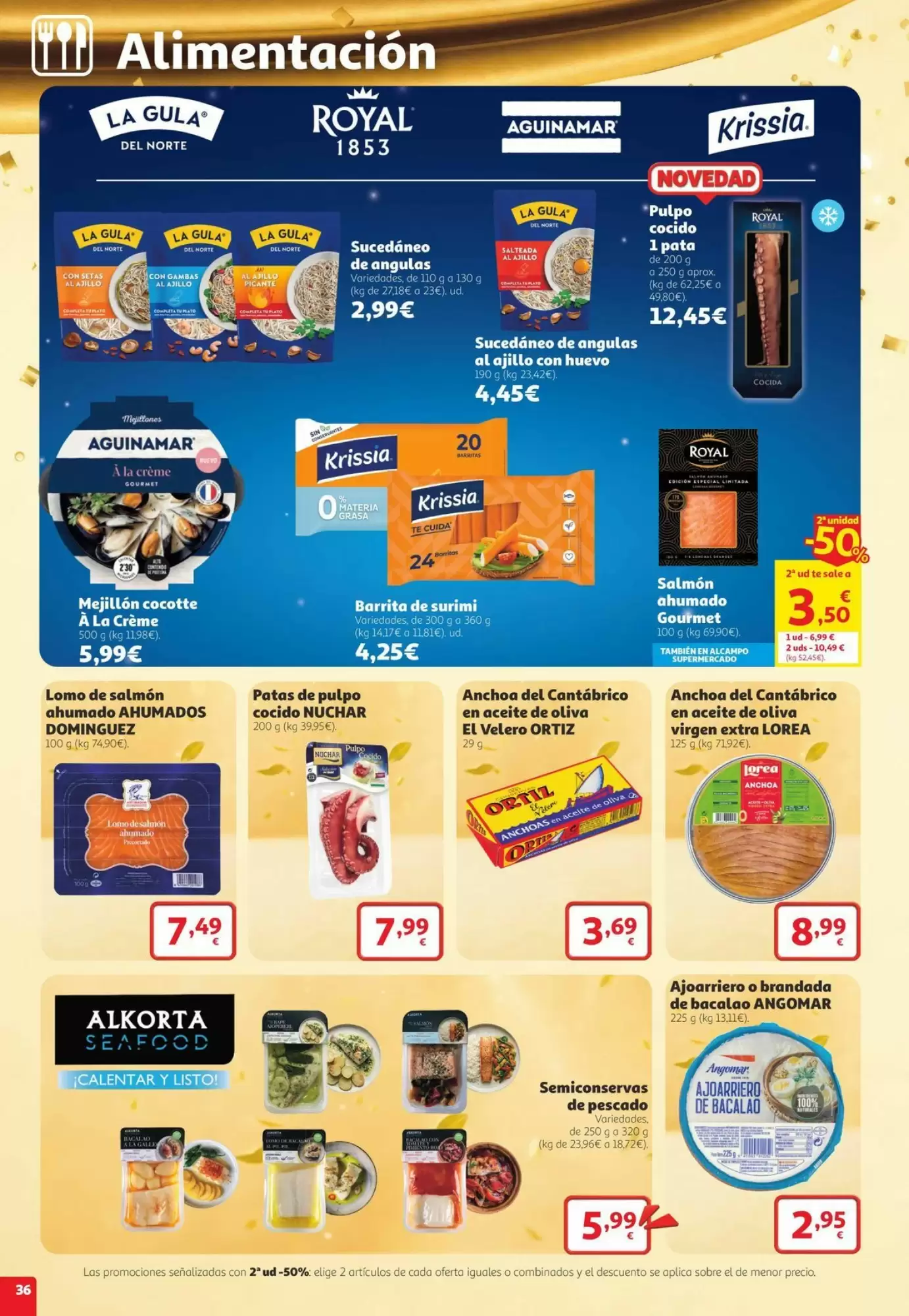 Folleto promocional de Alcampo válido desde el 22/10/2026 - Página 36.