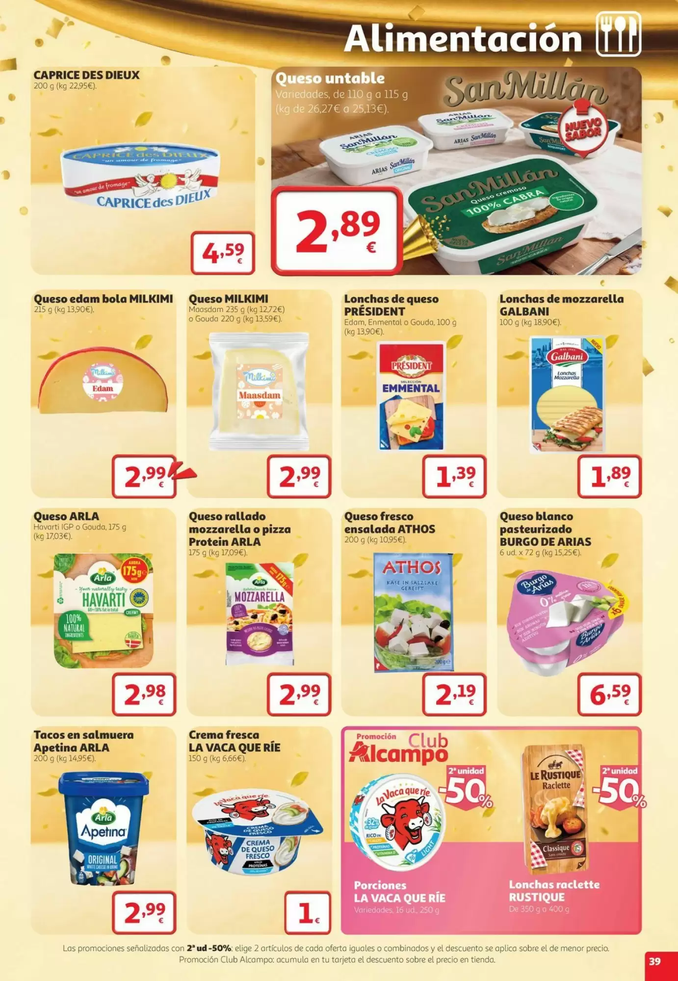 Folleto promocional de Alcampo válido desde el 22/10/2026 - Página 39.