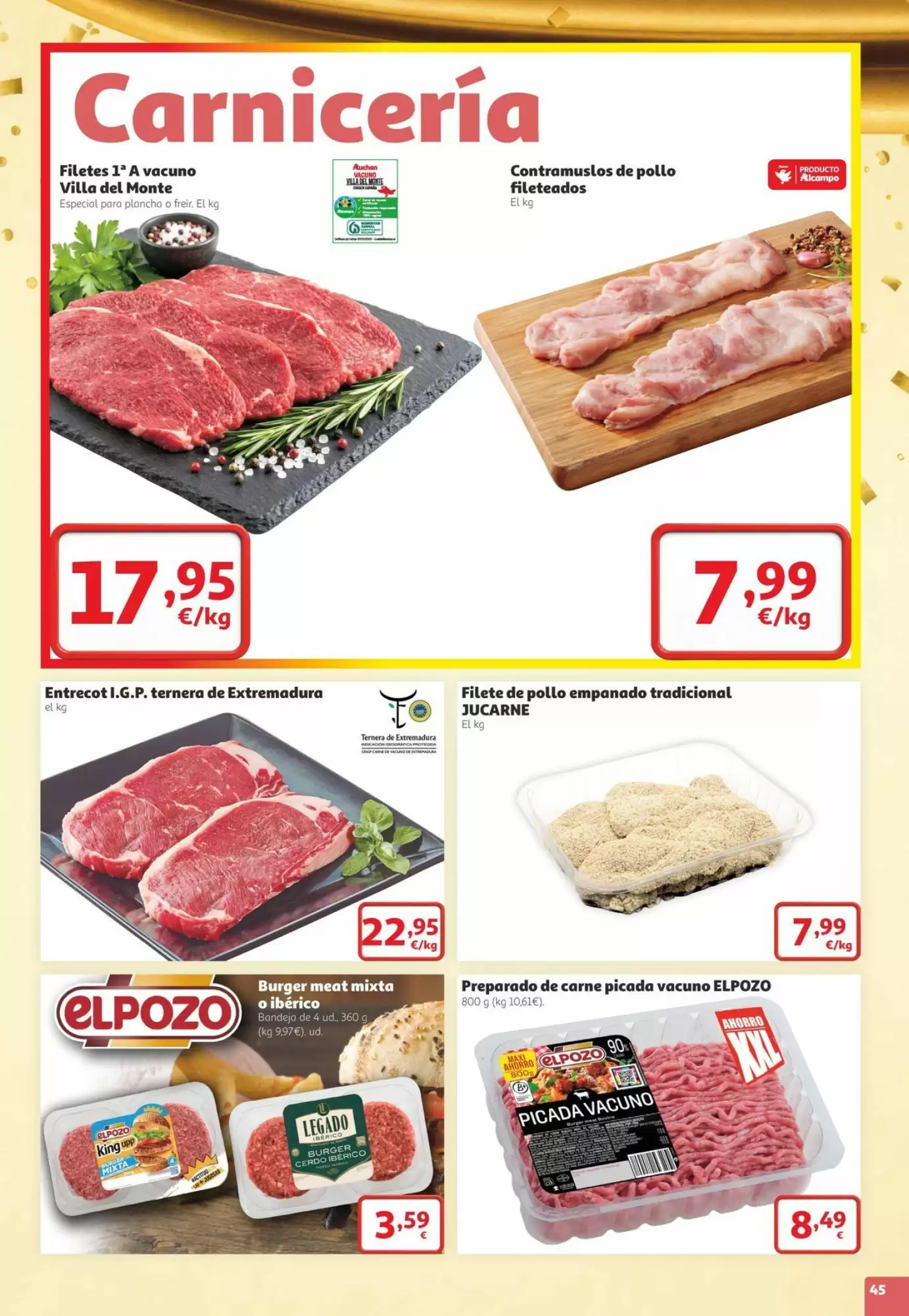 Folleto promocional de Alcampo válido desde el 22/10/2026 - Página 45.