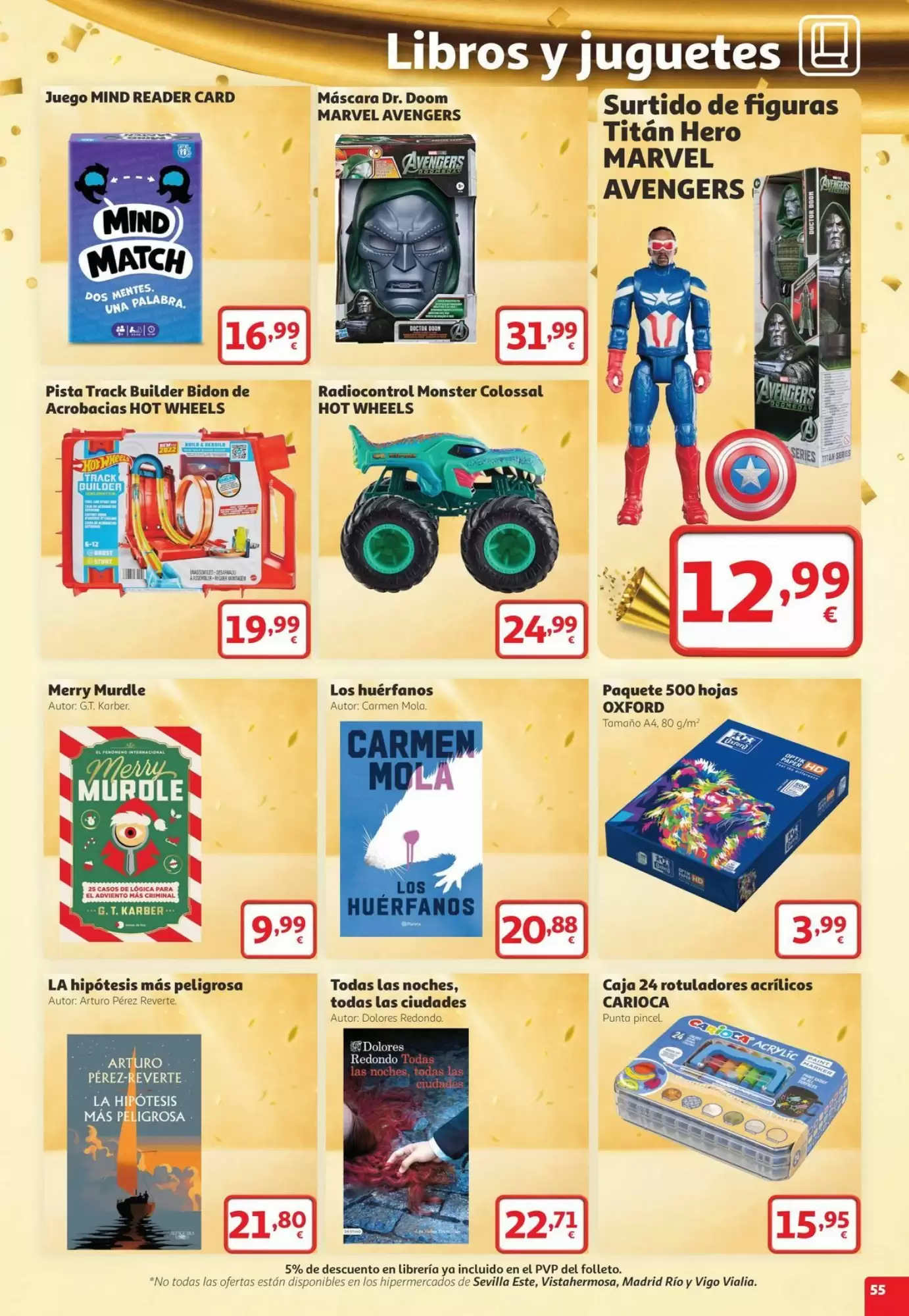 Folleto promocional de Alcampo válido desde el 22/10/2026 - Página 55.