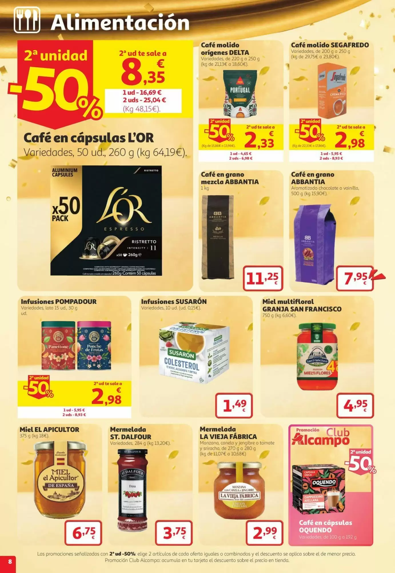 Folleto promocional de Alcampo válido desde el 22/10/2026 - Página 8.