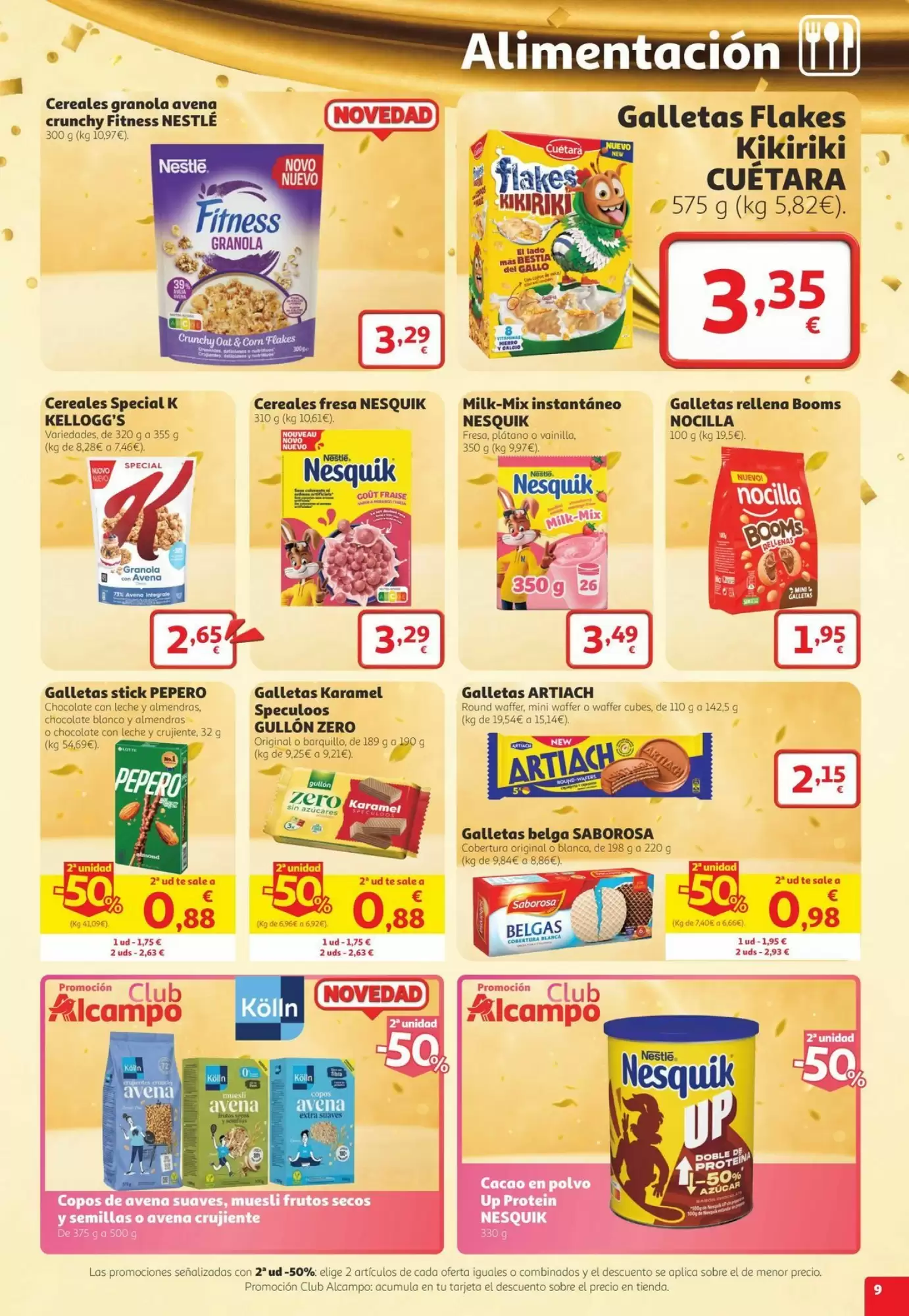 Folleto promocional de Alcampo válido desde el 22/10/2026 - Página 9.