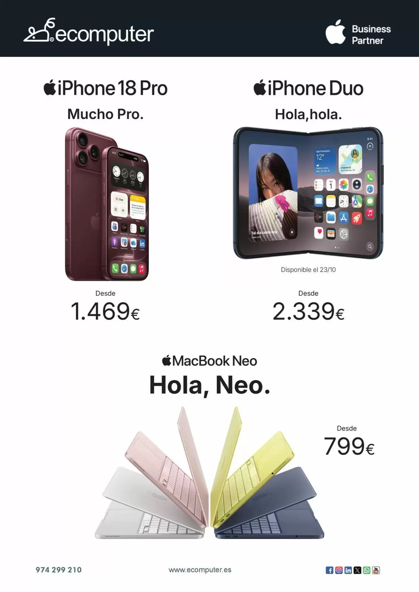 Folleto promocional de Ecomputer válido desde el 22/10/2026 - Página 8.
