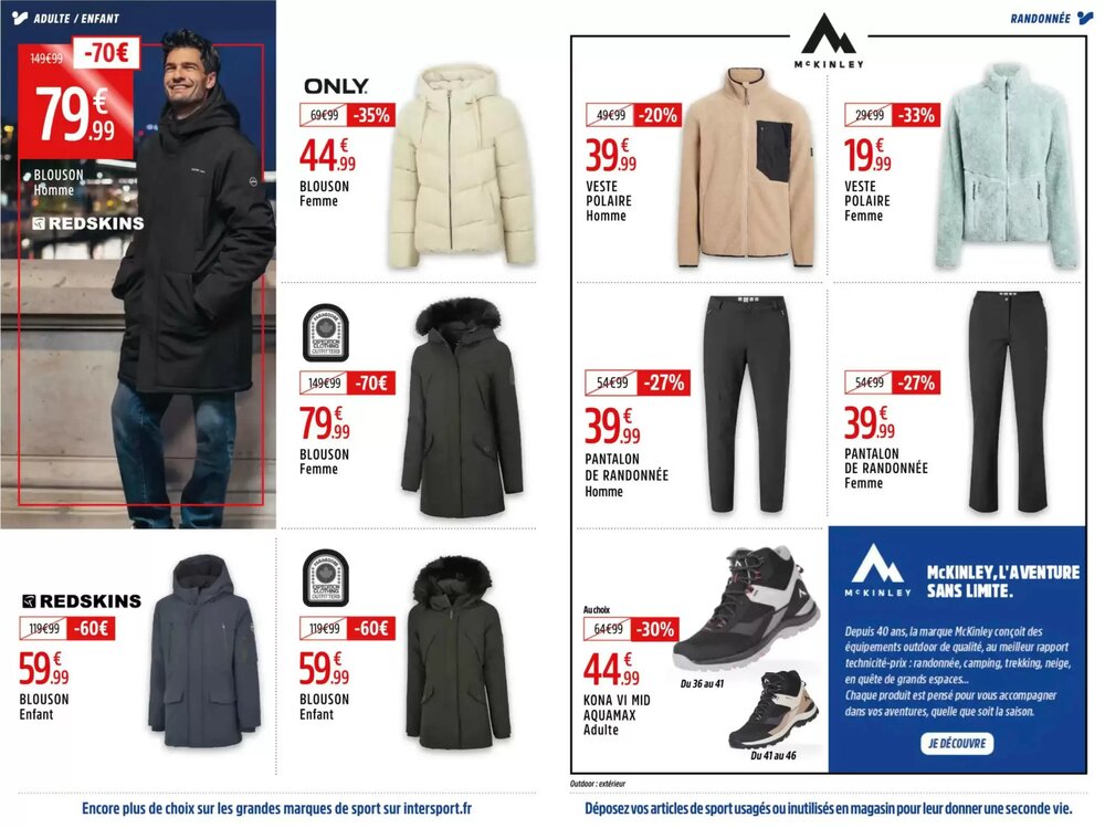 Prospectus promotionnel Intersport valable à partir du 03/11/2025 - Page 7.