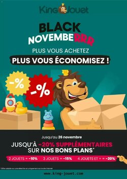 Prospectus promotionnel King Jouet valable à partir du 21/11/2025