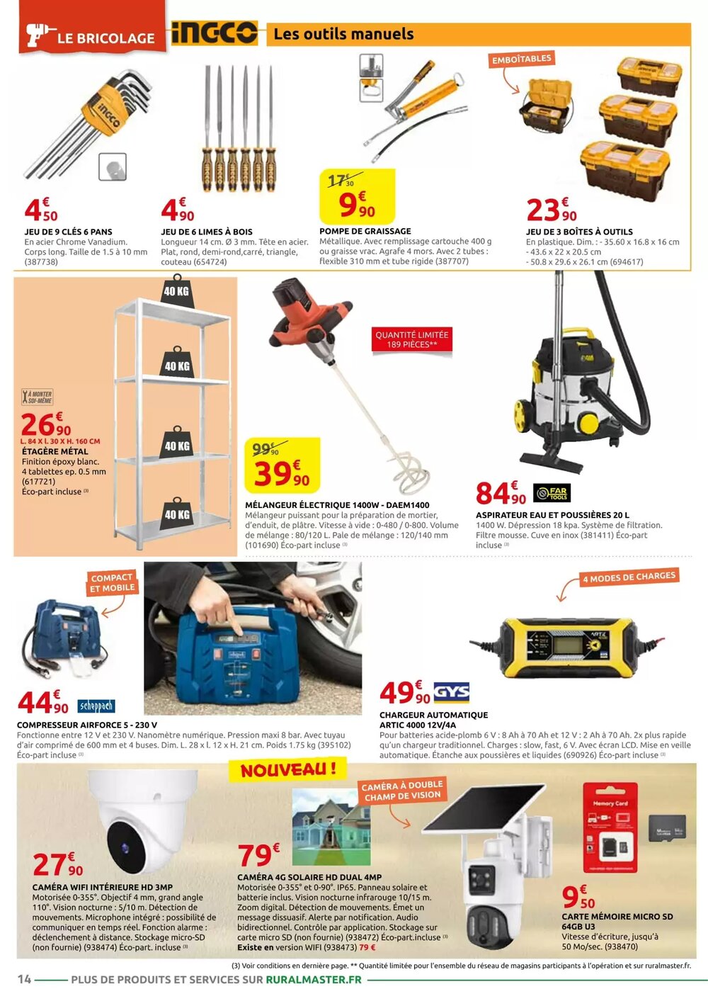 Prospectus promotionnel Rural Master valable à partir du 24/11/2025 - Page 14.
