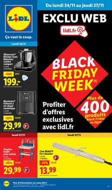 Prospectus promotionnel Lidl valable à partir du 24/11/2025